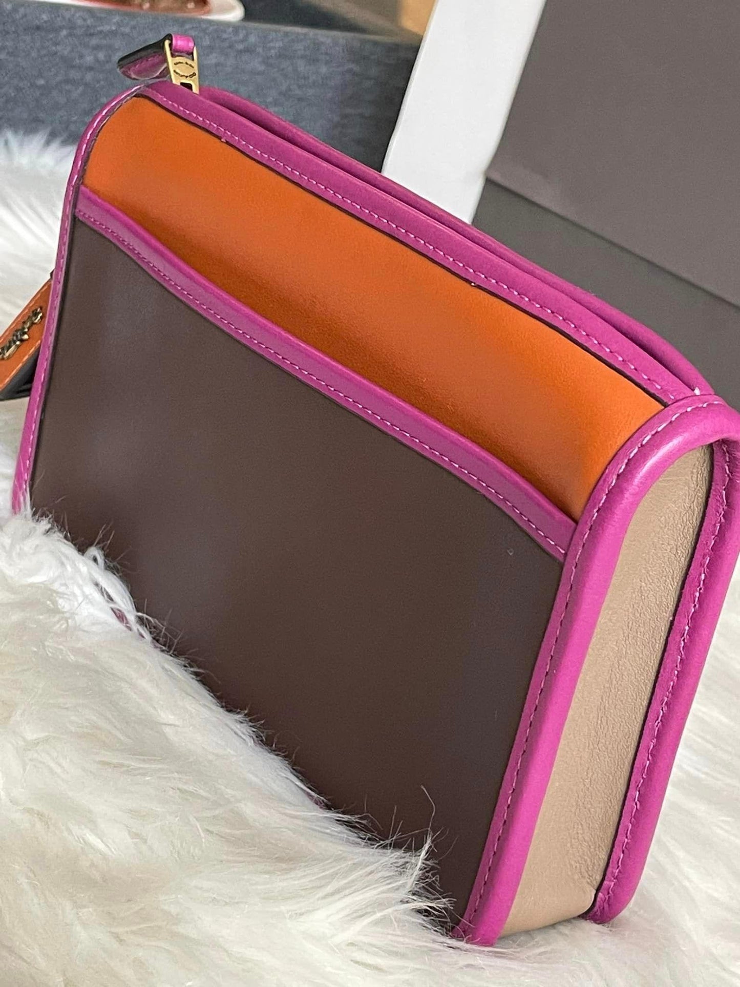Coach Britt Wristlet in Colorblock