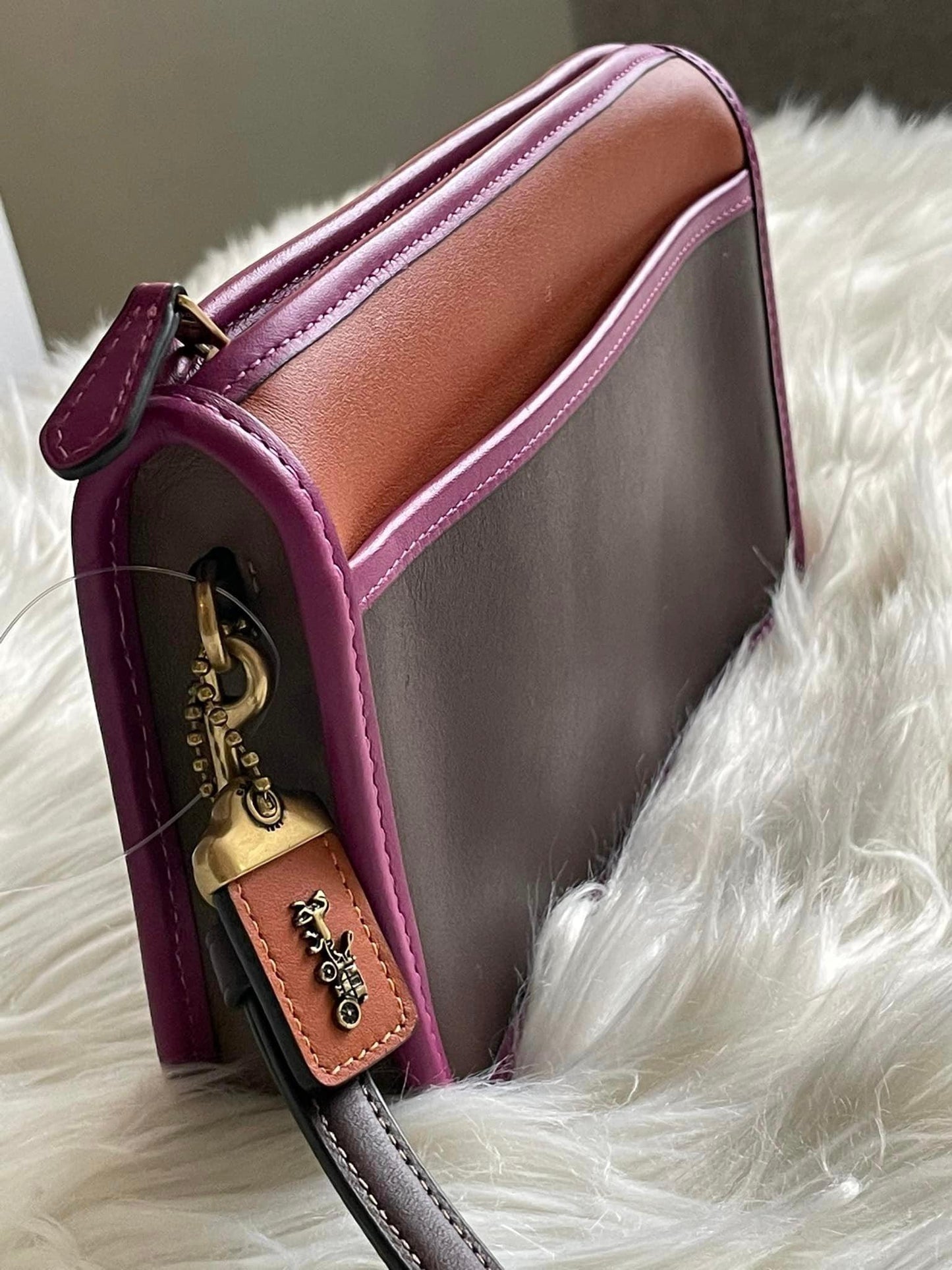 Coach Britt Wristlet in Colorblock