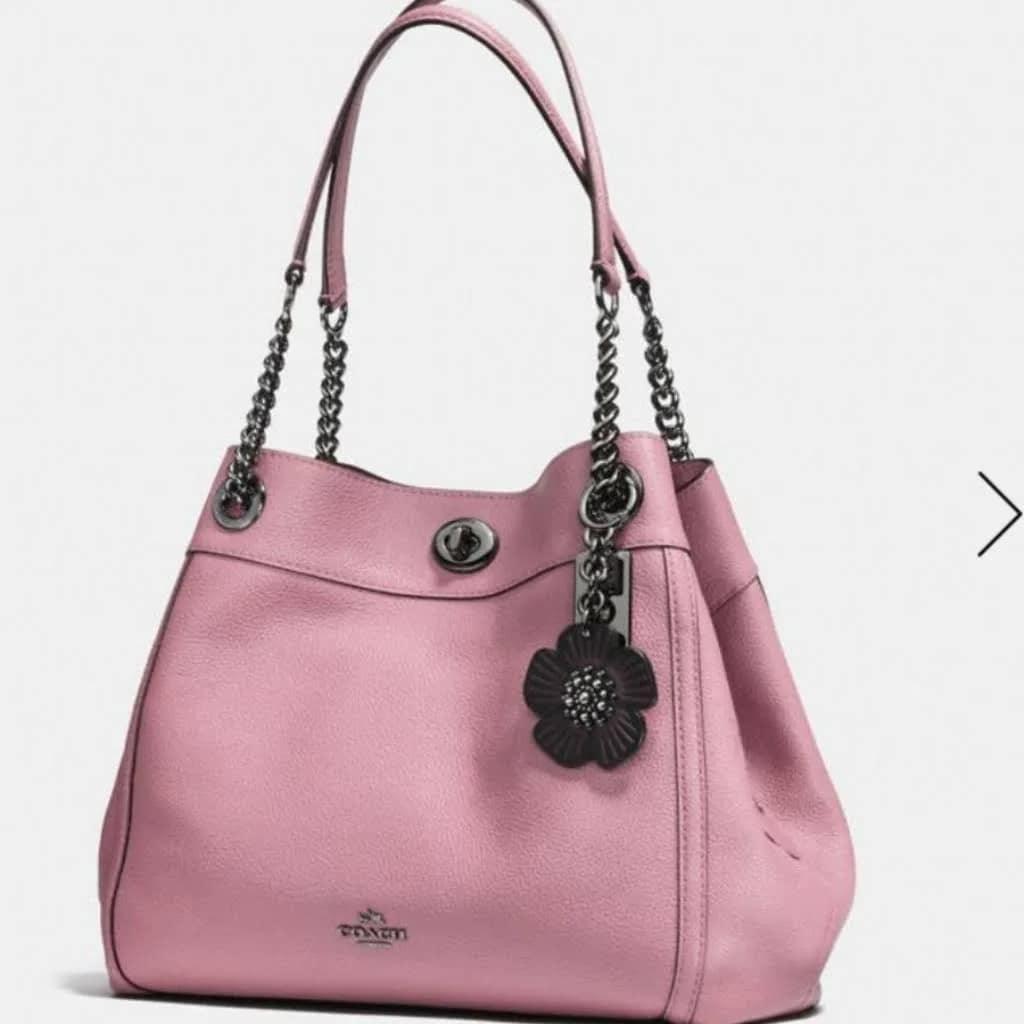 Coach Tea Rose Bag Char