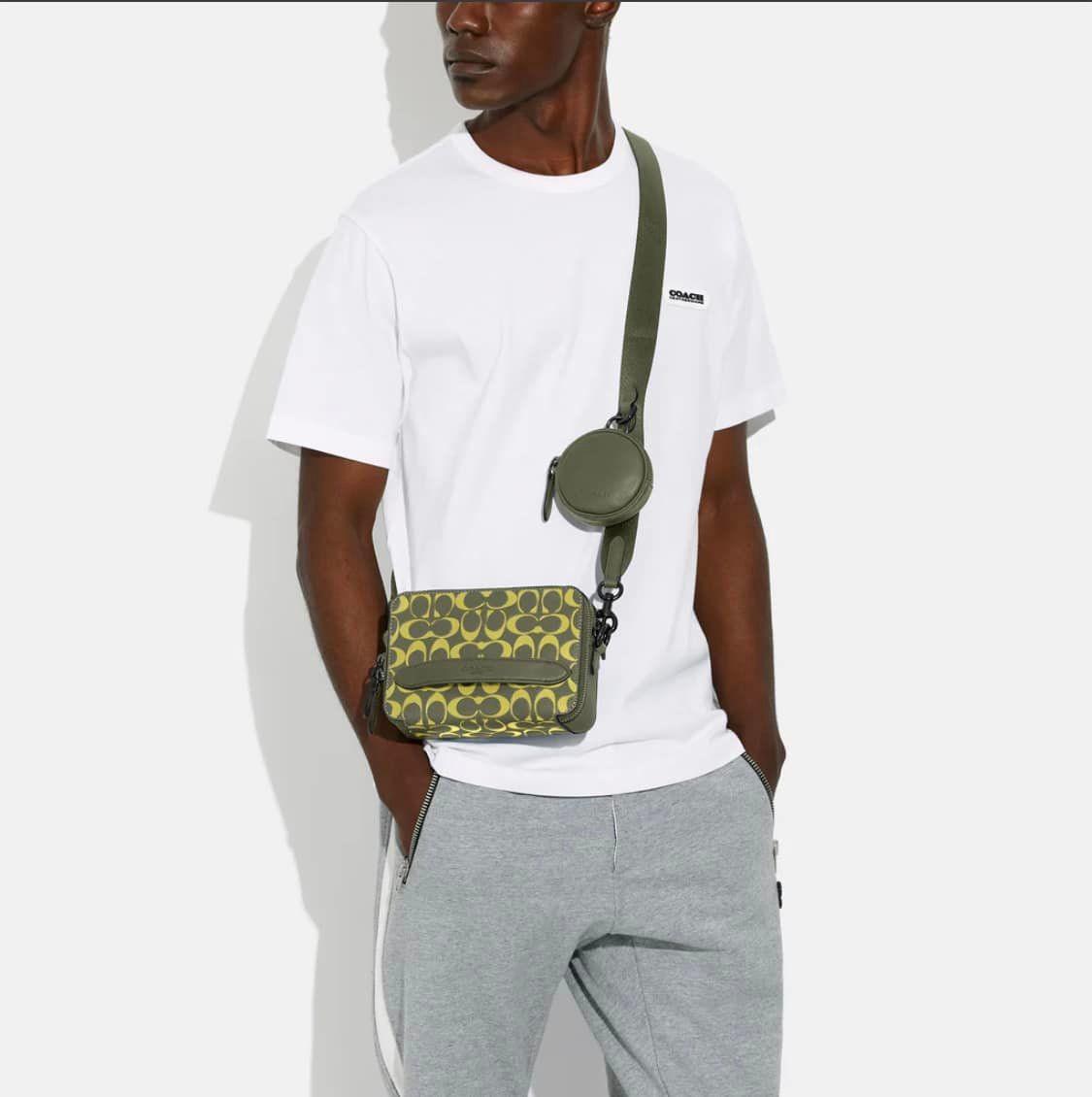 Coach Charter Crossbody with Hybrid Pouch in Signature Leather