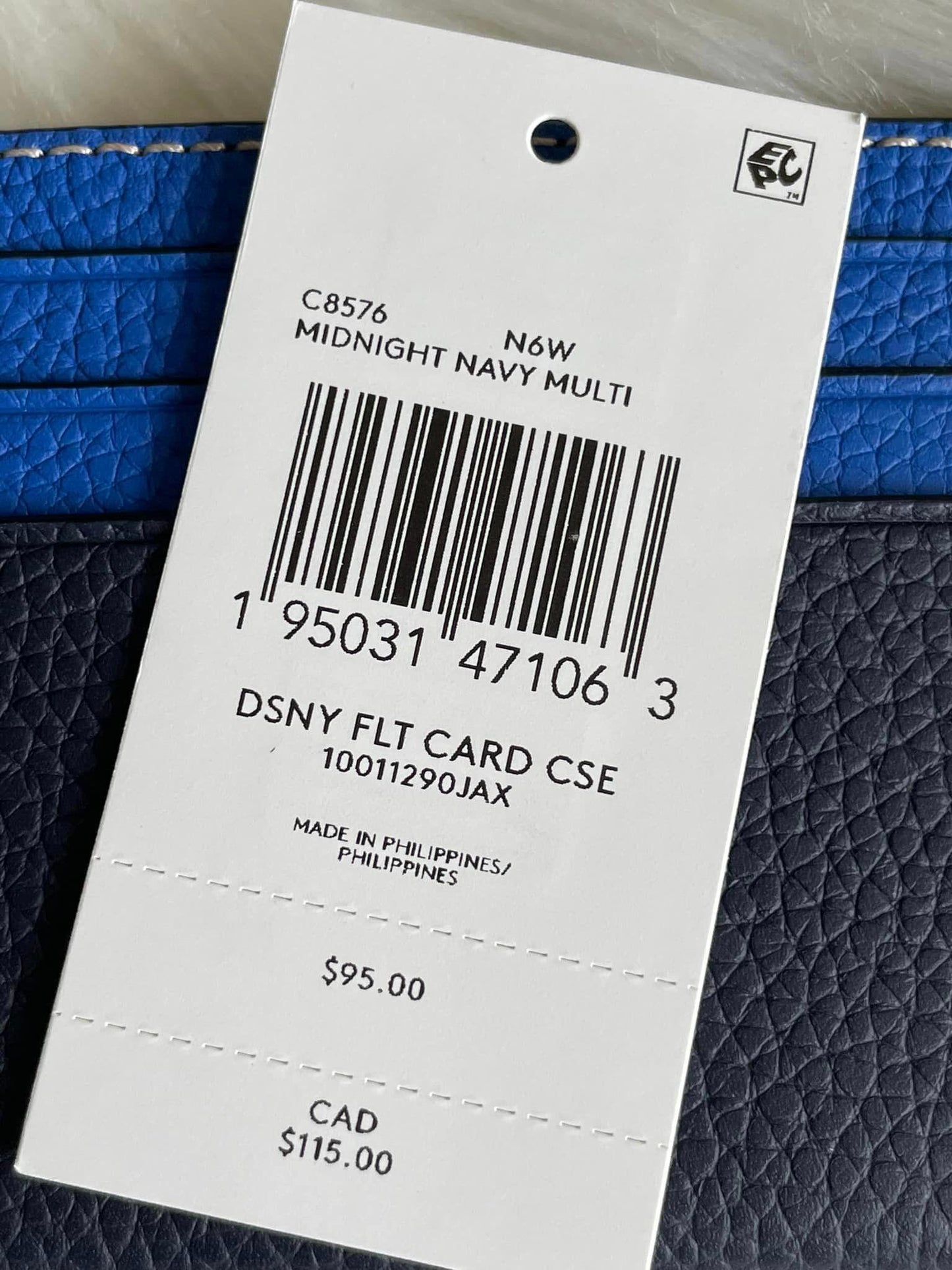 Disney X Coach Card Case with Walt Disney World Motif