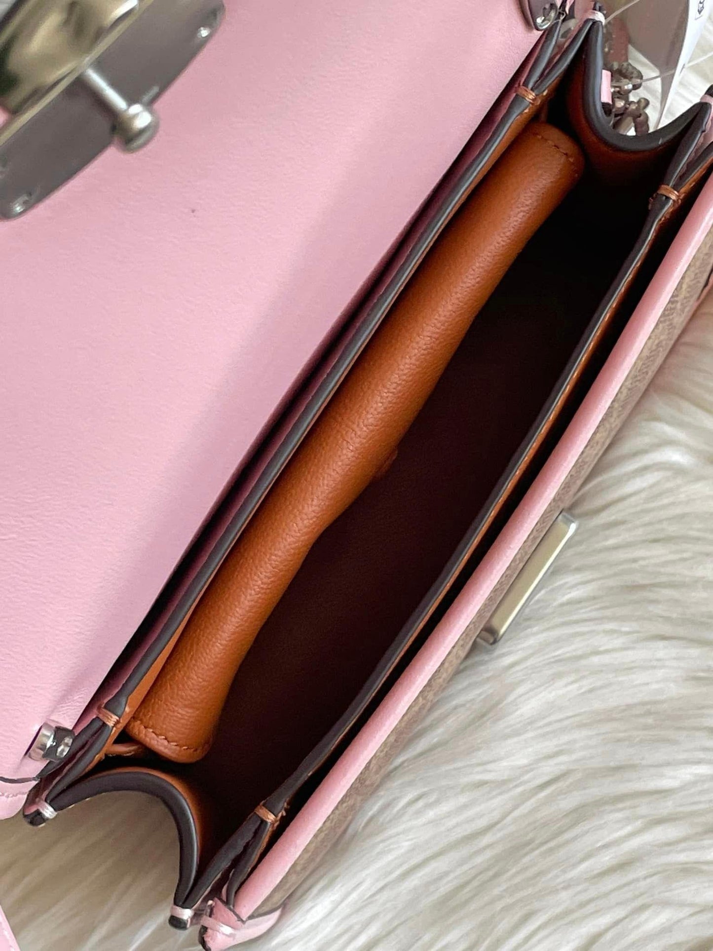 Coach Lunar Year Bandit Crossbody in Colorblock Signature Canvas with Rabbit Charm