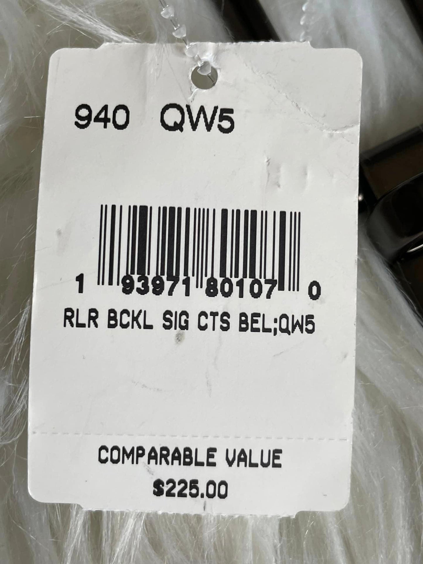 Coach Roller Buckle Cut to Size Reversible Belt