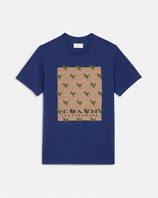 Coach Signature Rexy T-shirt in Organic Cotton