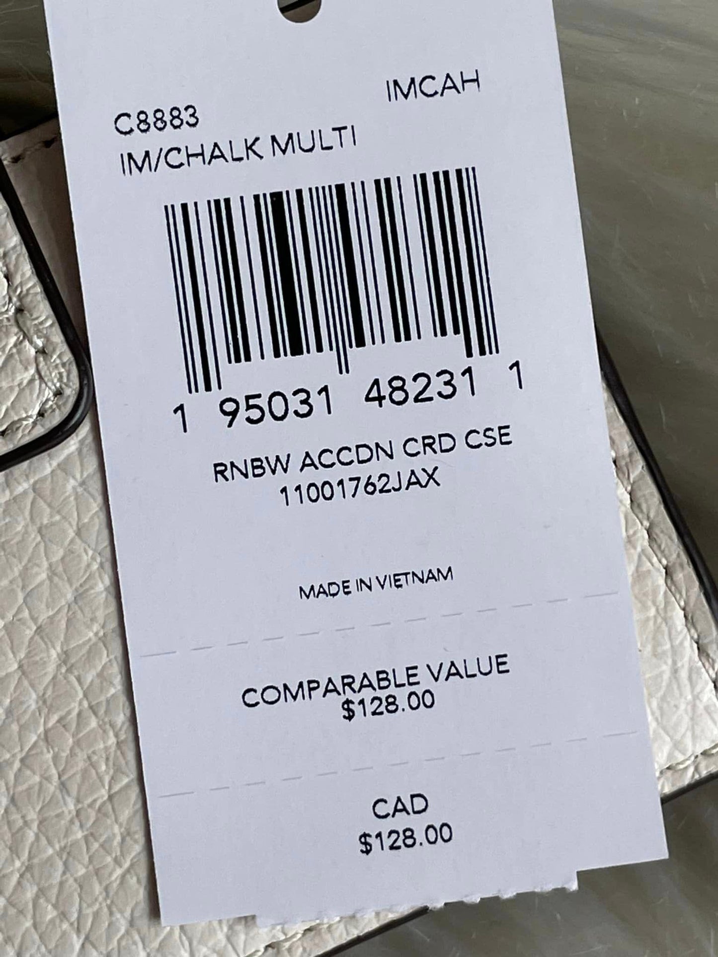 Coach Accordion Card Case in Colorblock