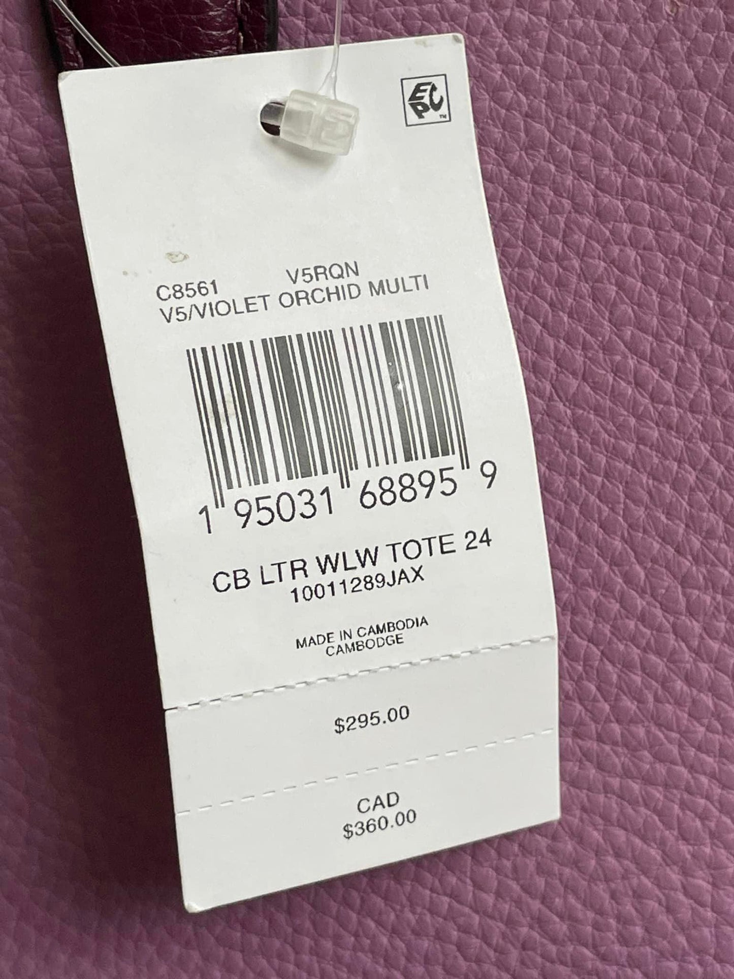 Coach Willow Tote 24 in Colorblock