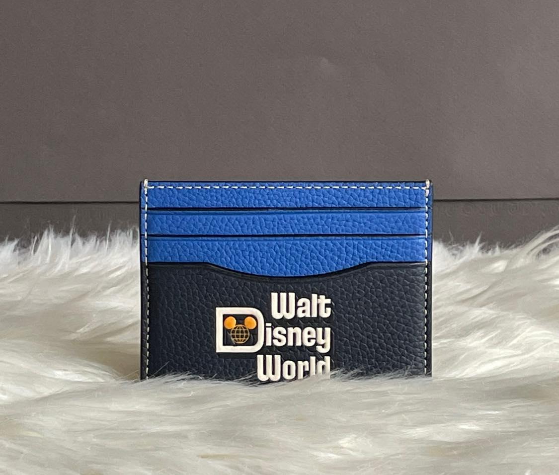 Disney X Coach Card Case with Walt Disney World Motif
