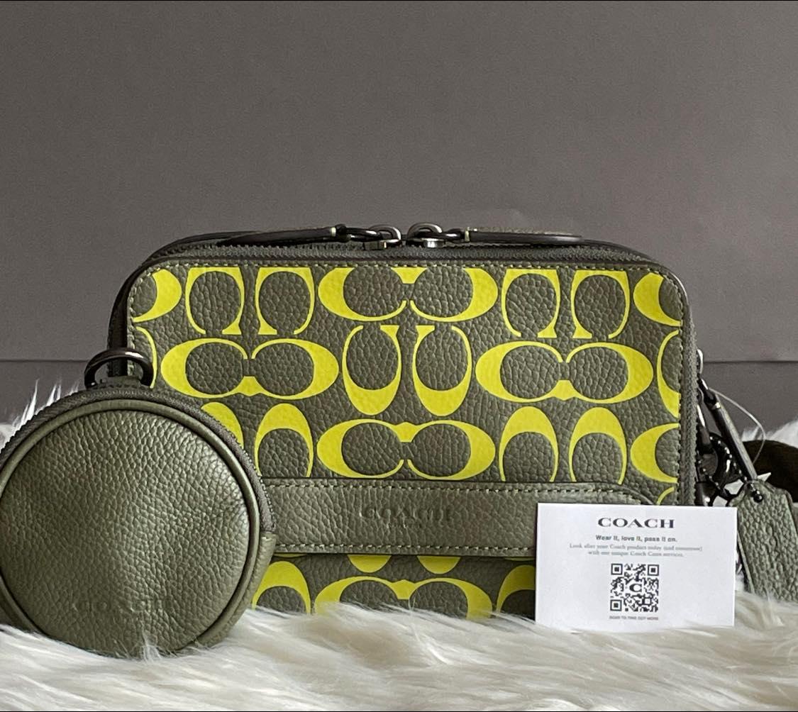 Coach Charter Crossbody with Hybrid Pouch in Signature Leather