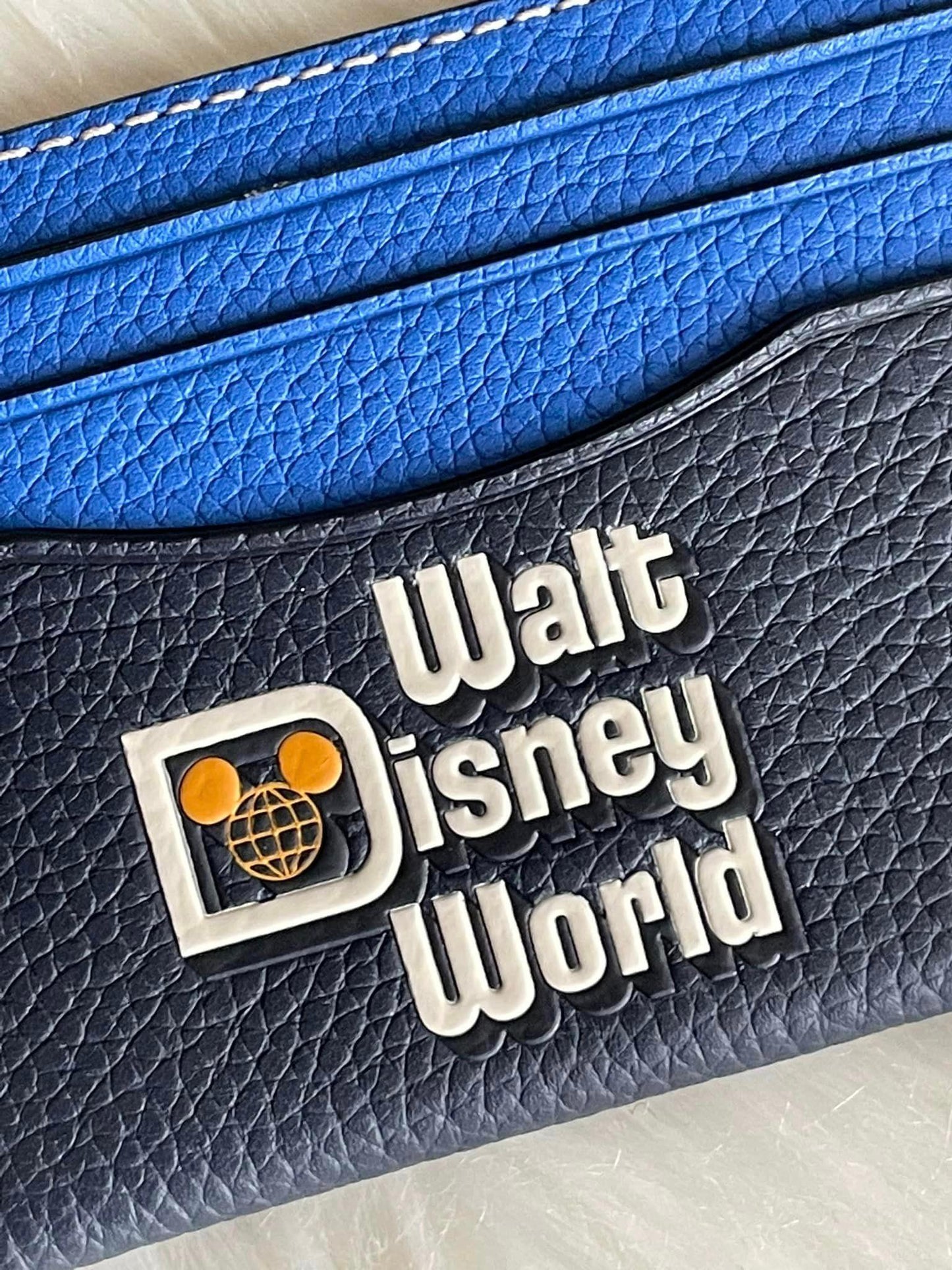 Disney X Coach Card Case with Walt Disney World Motif