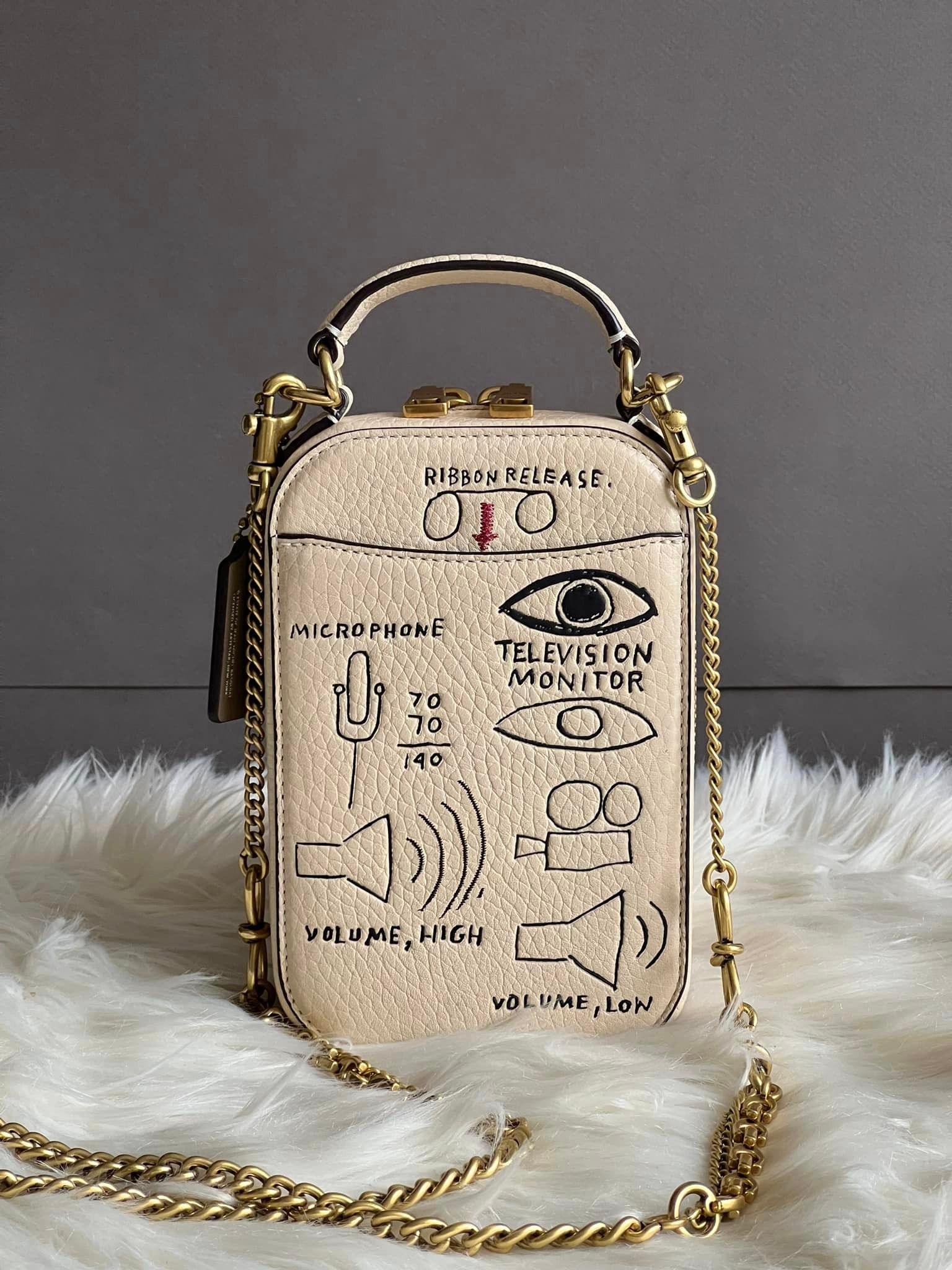 basquiat leather backpack Coach X Jean Michael Basquiat Alie Camera Bag – Club de Mode