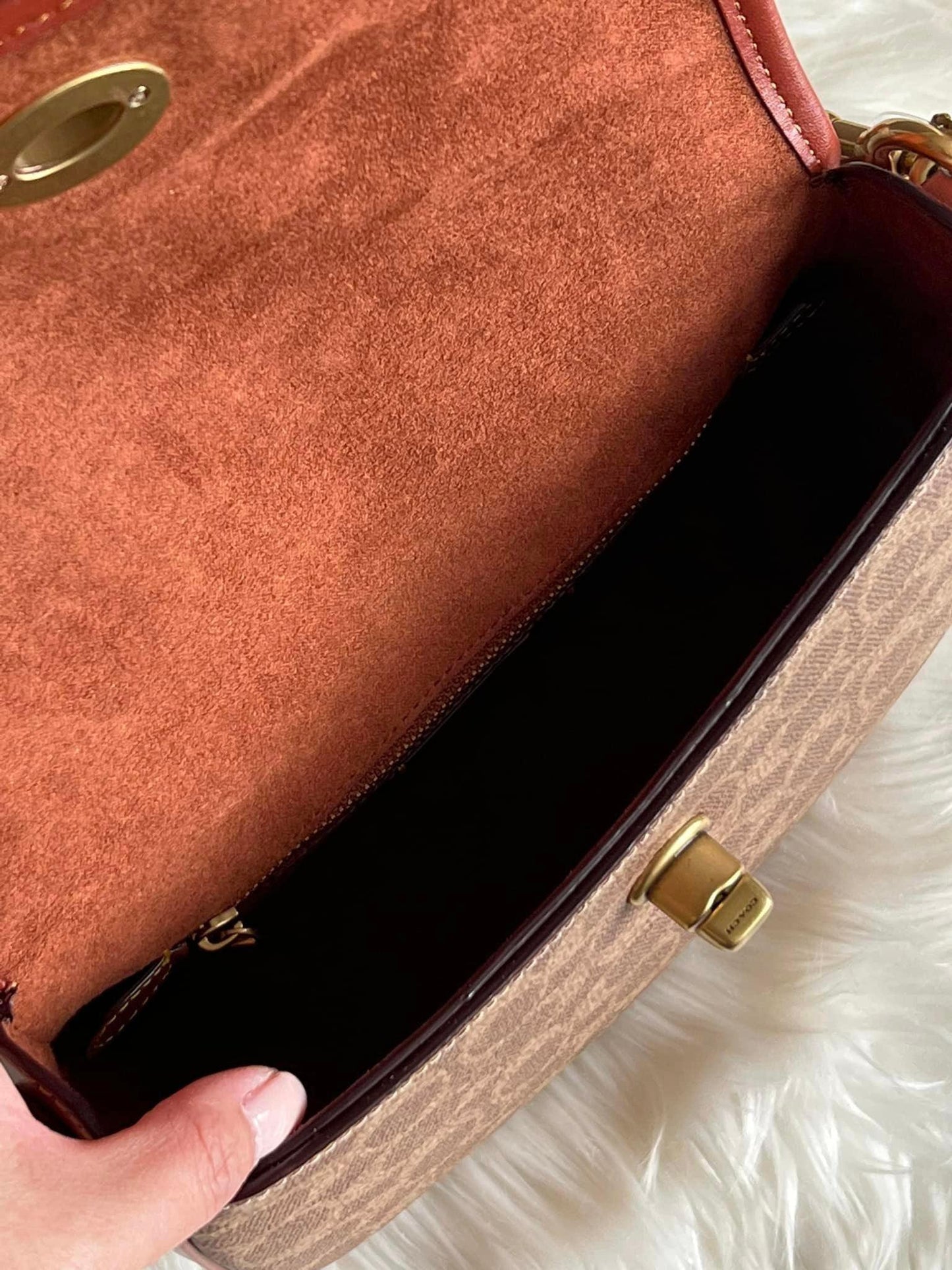 Coach Willow Saddle Bag in Signature Canvas