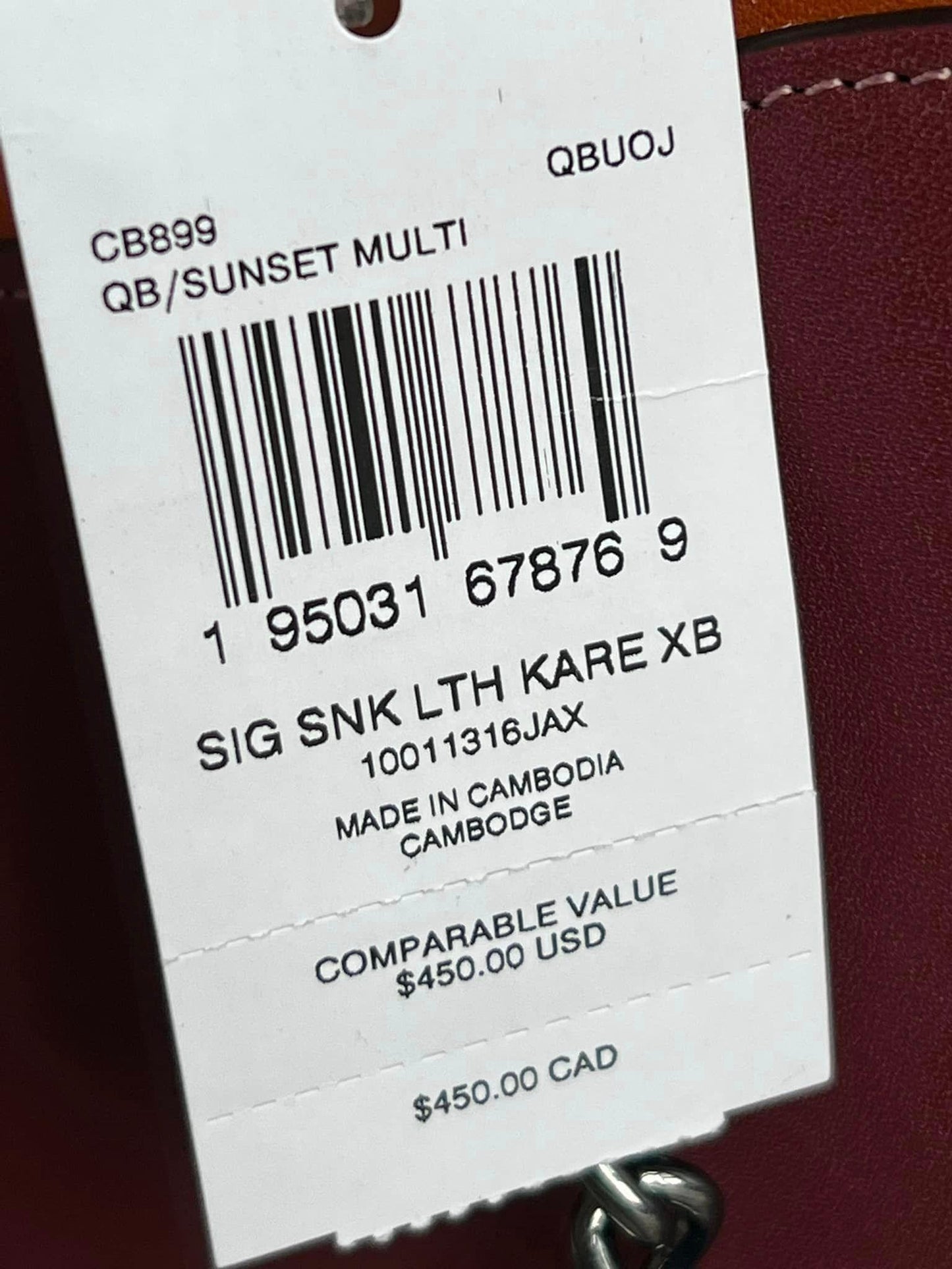 Coach Klare Crossbody in Signature Canvas