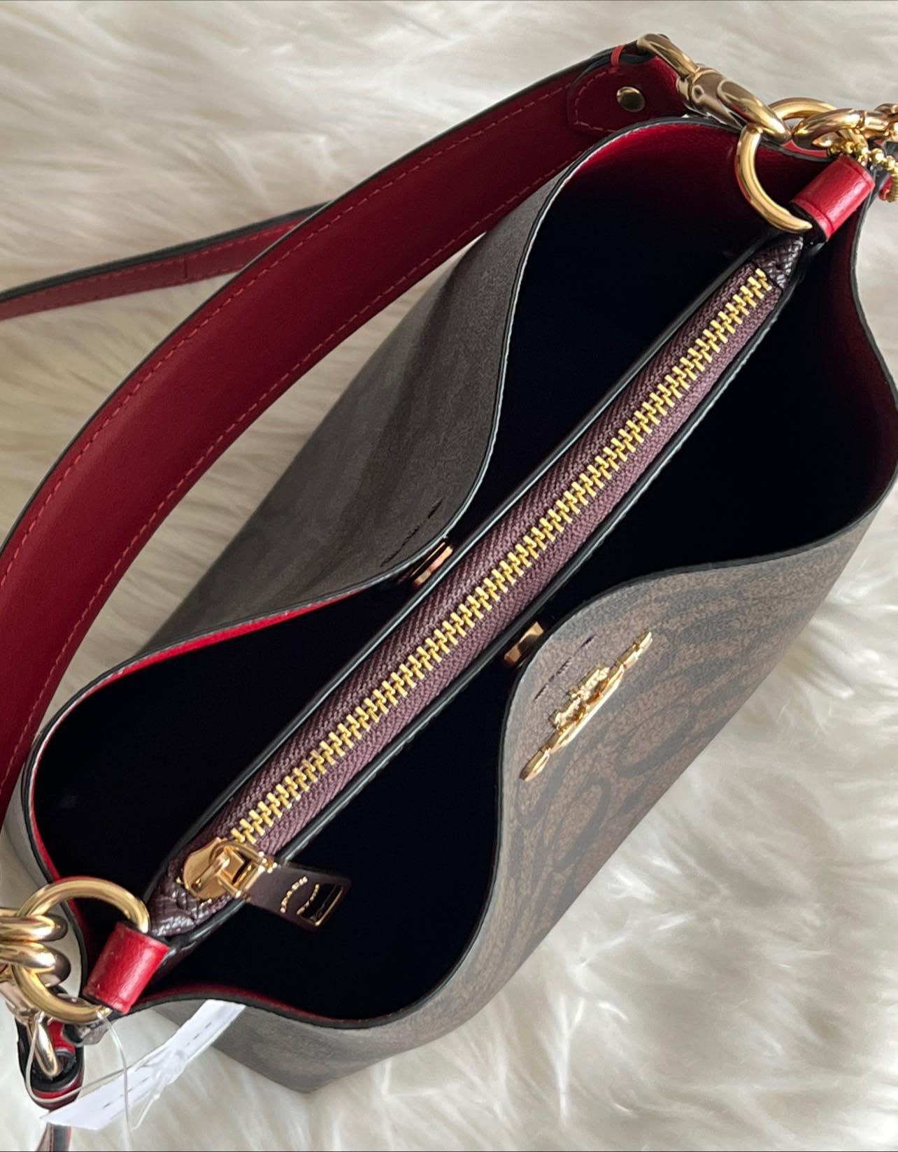 Coach Mollie Bucket Bag 22 in Signature Canvas