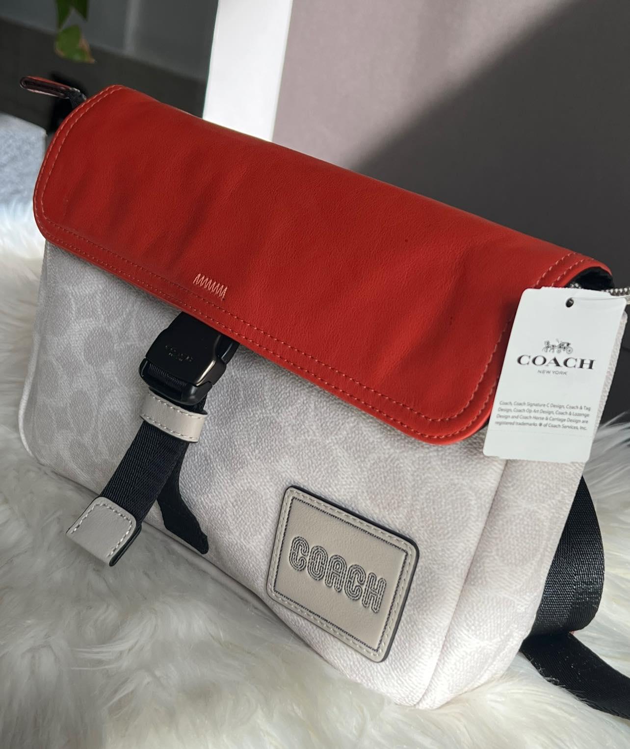 Coach Pacer Belt Bag in Signature Canvas with Coach Patch