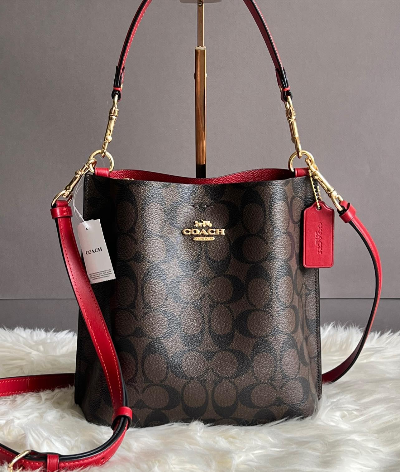 Coach Mollie Bucket Bag 22 in Signature Canvas