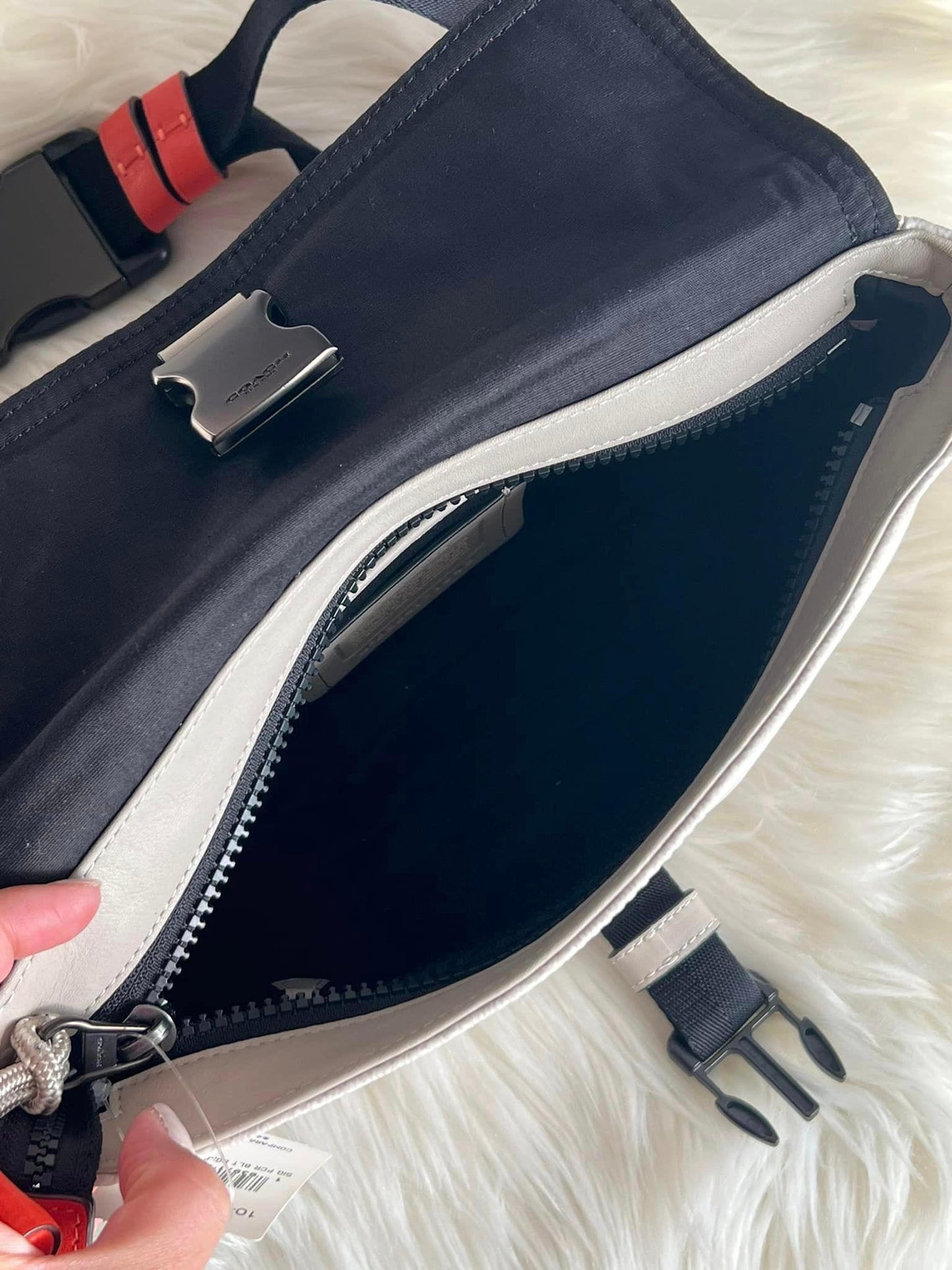 Coach Pacer Belt Bag in Signature Canvas with Coach Patch