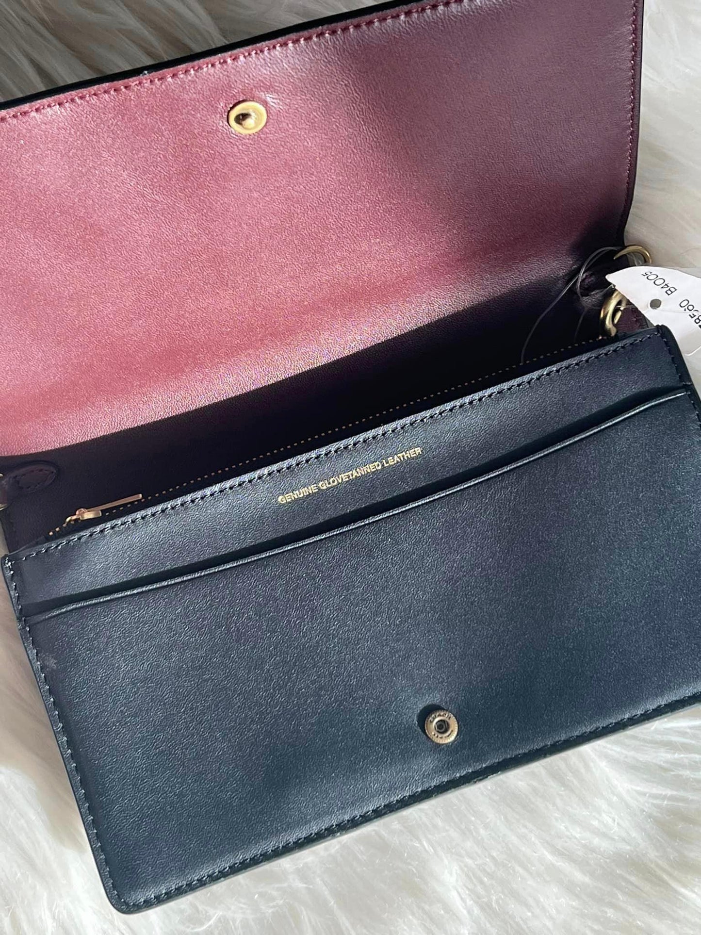 Coach Callie Foldover Chain Clutch in Signature Canvas with Kaffe Fassett Print