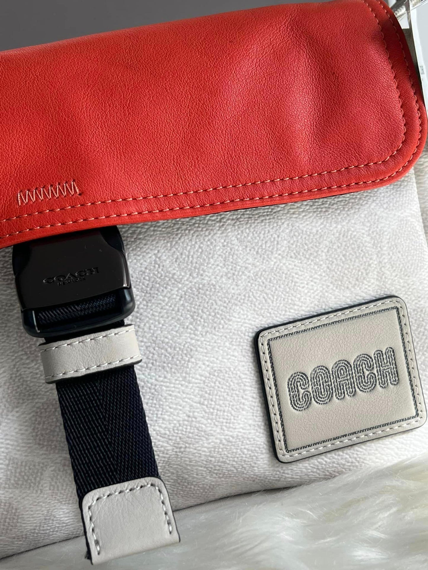 Coach Pacer Belt Bag in Signature Canvas with Coach Patch