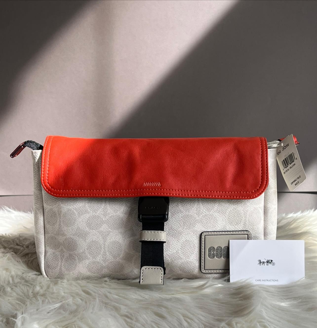 Coach Pacer Belt Bag in Signature Canvas with Coach Patch