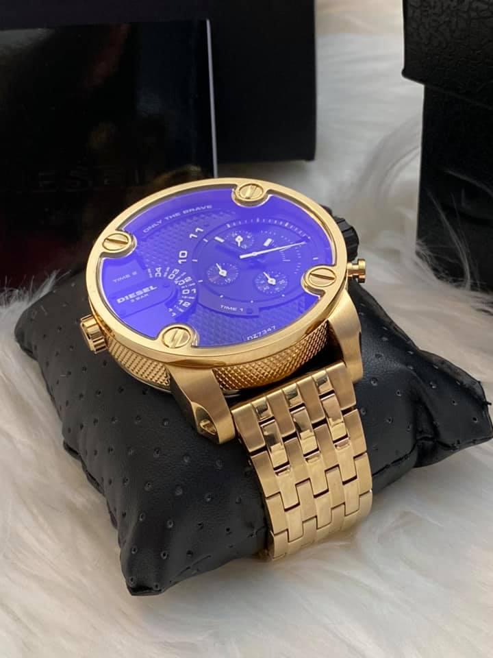 Diesel Men’s Little Daddy Analog Gold Watch