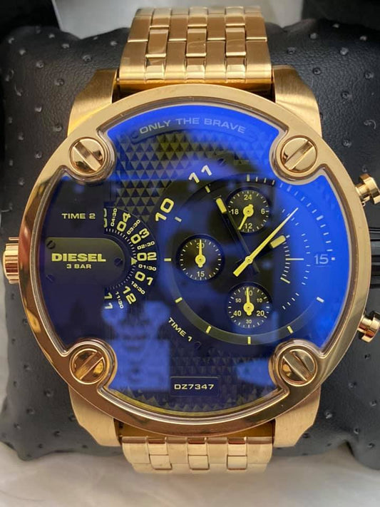 Diesel Men’s Little Daddy Analog Gold Watch