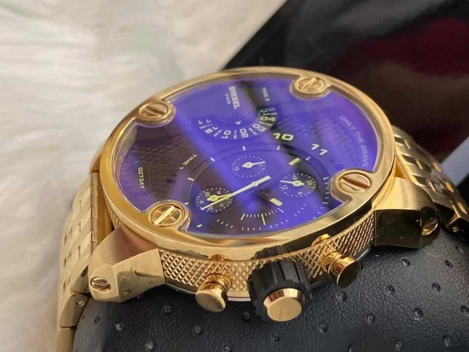 Diesel Men’s Little Daddy Analog Gold Watch