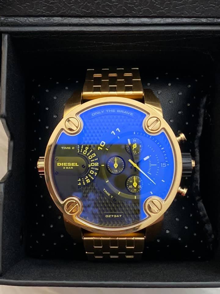 Diesel Men’s Little Daddy Analog Gold Watch