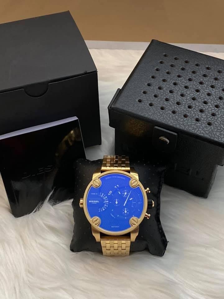 Diesel Men’s Little Daddy Analog Gold Watch