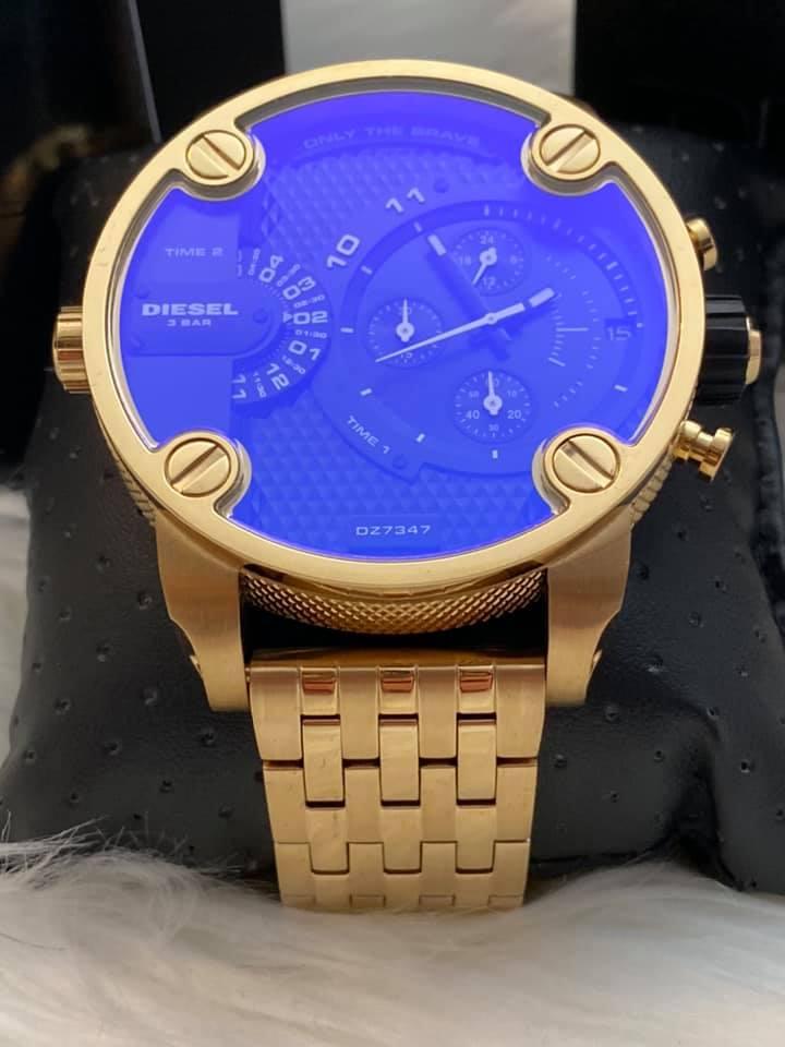 Diesel Men’s Little Daddy Analog Gold Watch