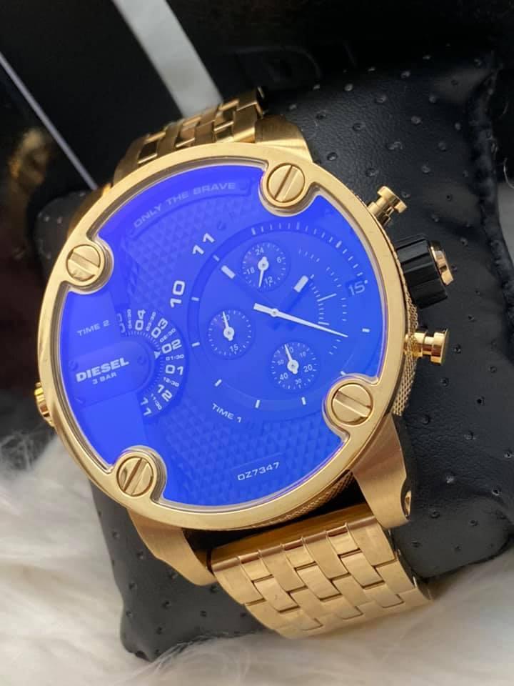 Diesel Men’s Little Daddy Analog Gold Watch