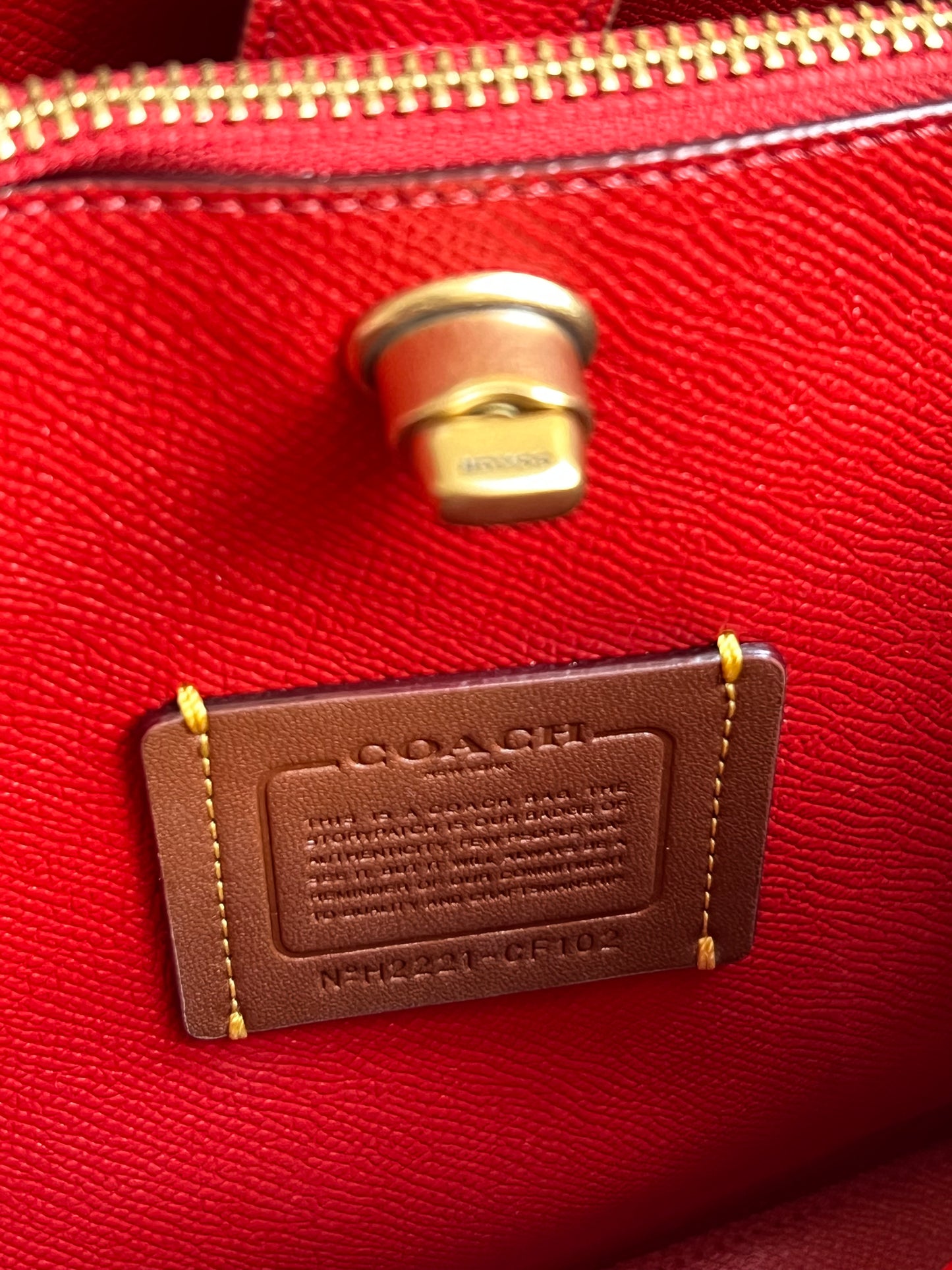 Coach Willow Tote 24 In Signature Canvas with Rexy Print