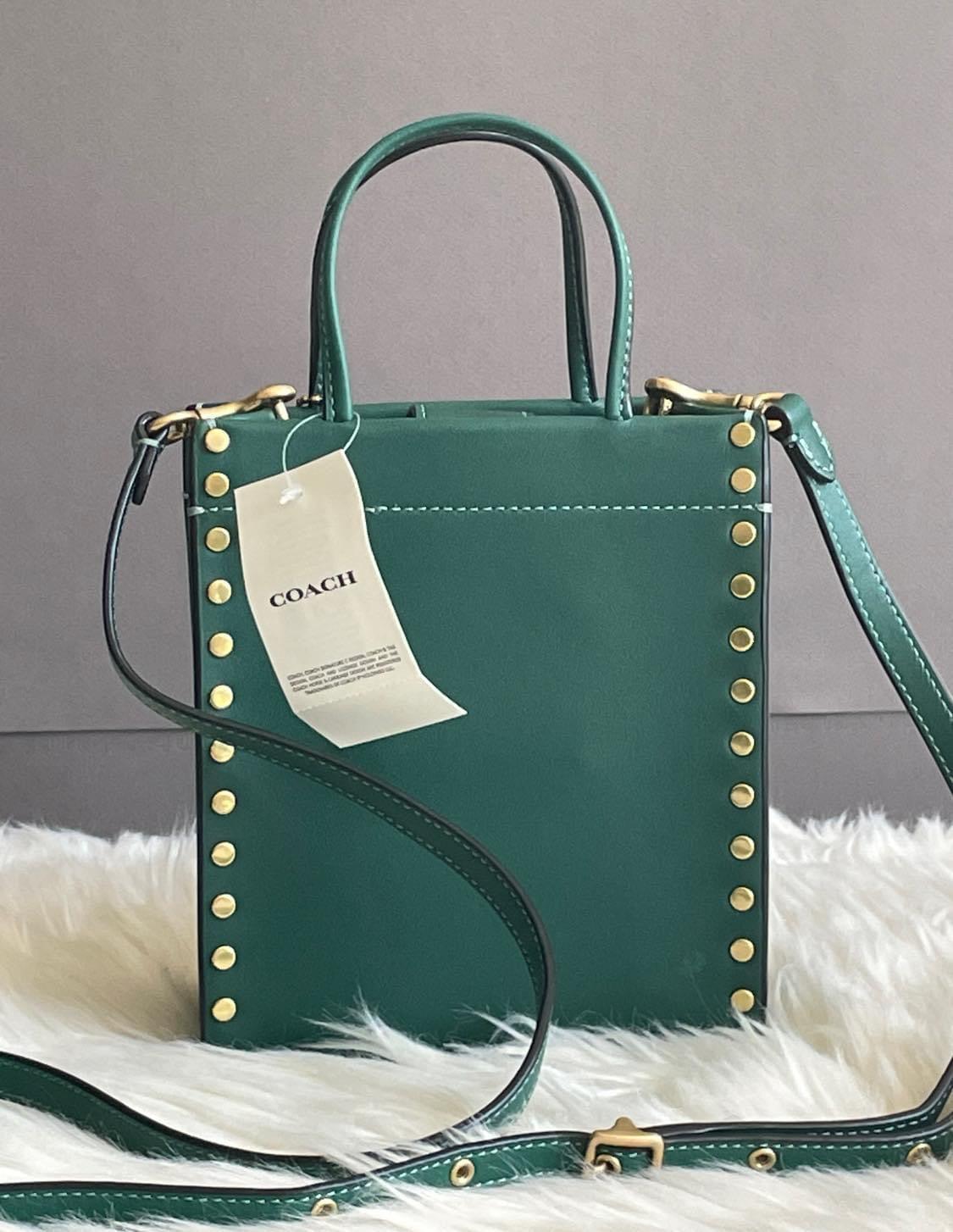 Coach Mini Cashin Tote with Rivets