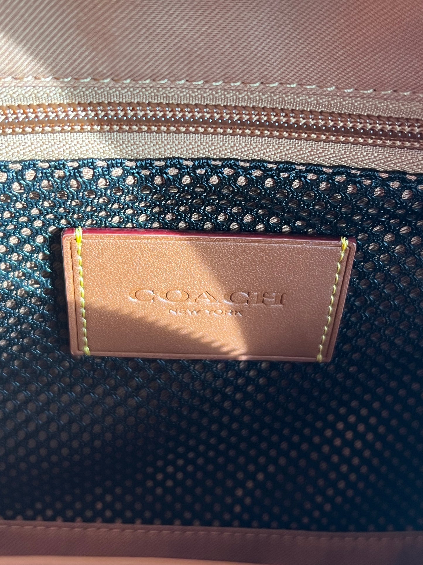Coach Charter Backpack 24 In Signature Leather