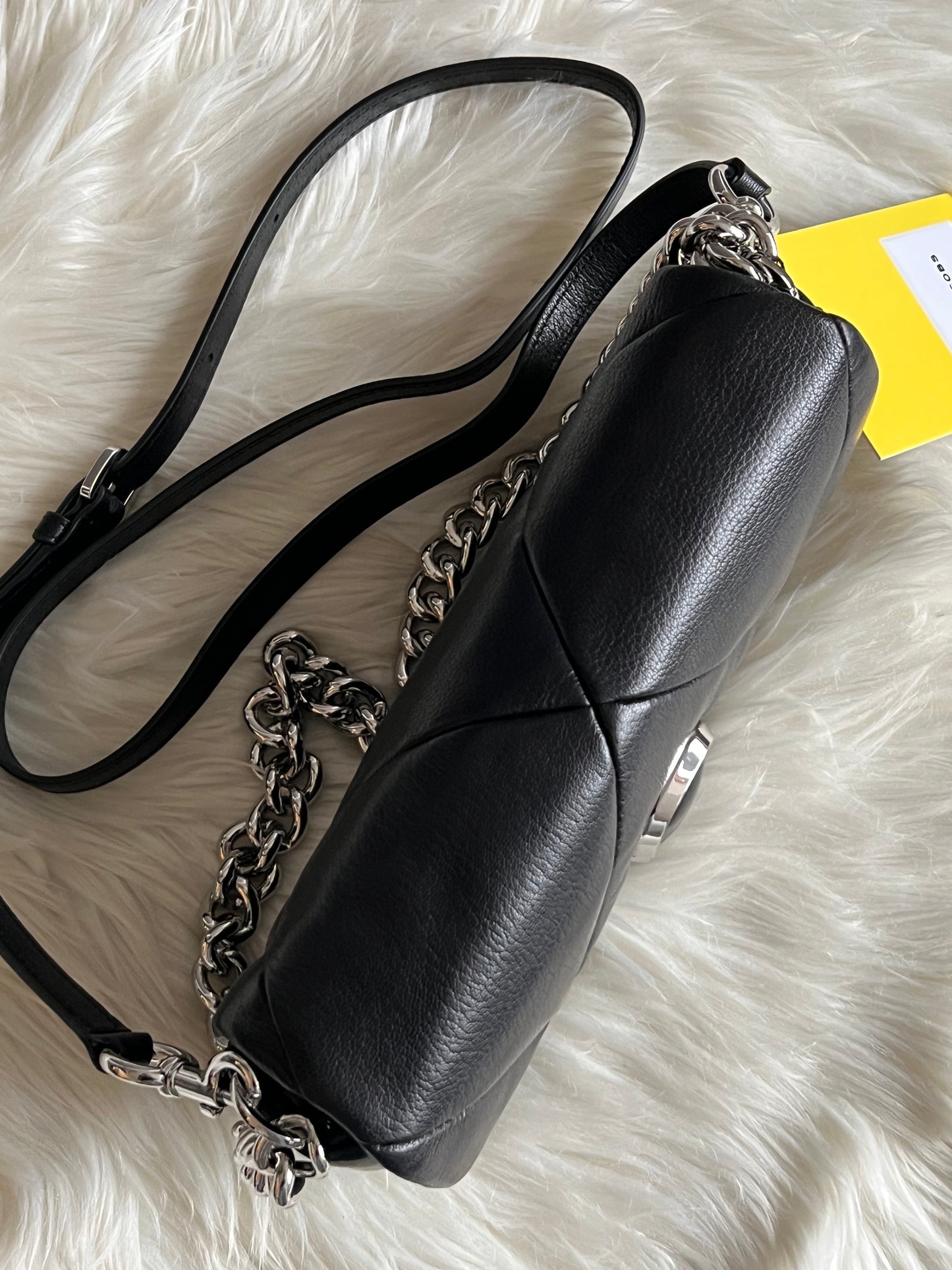 Puffy Diamond Quilted J Marc Shoulder Bag