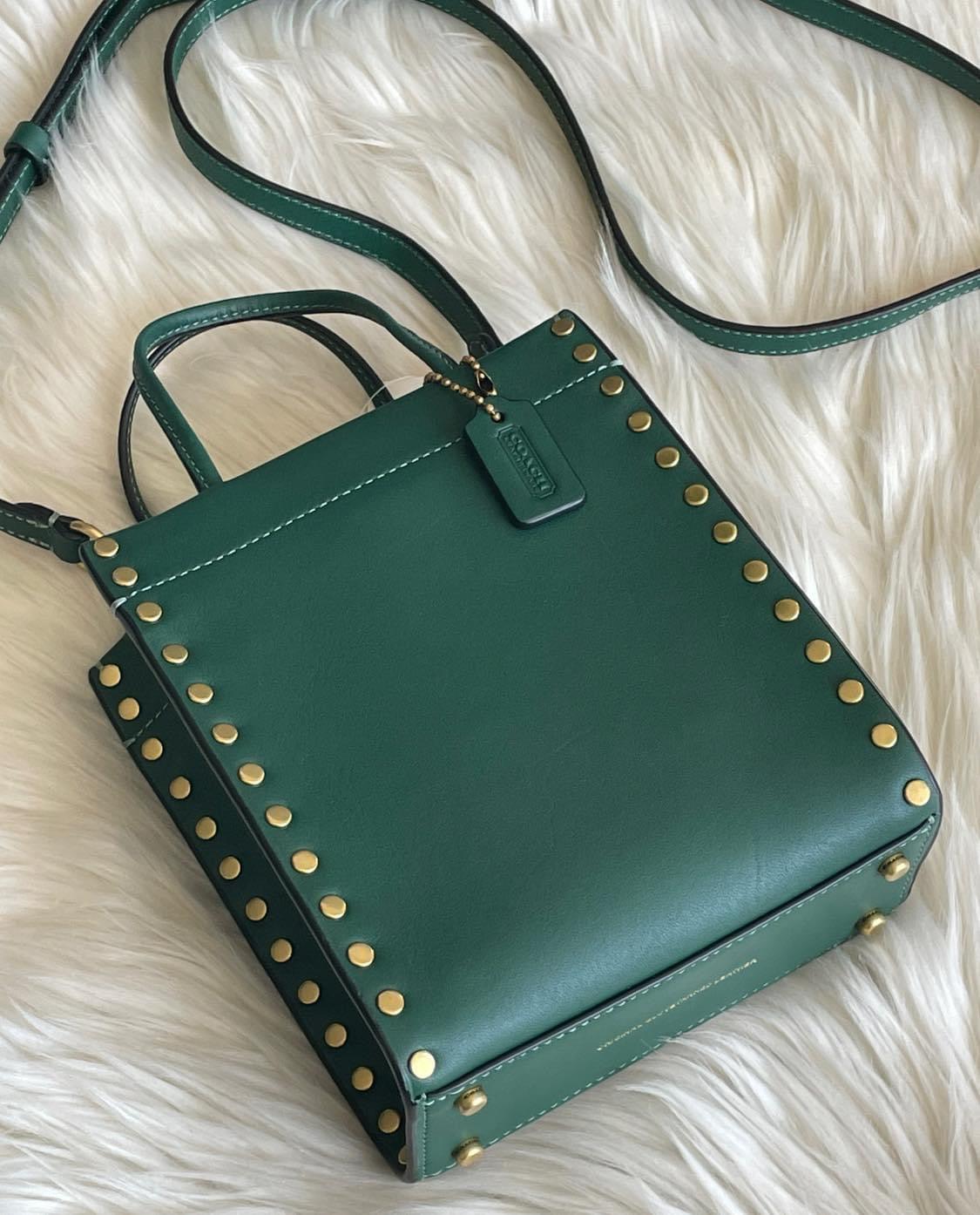 Coach Mini Cashin Tote with Rivets