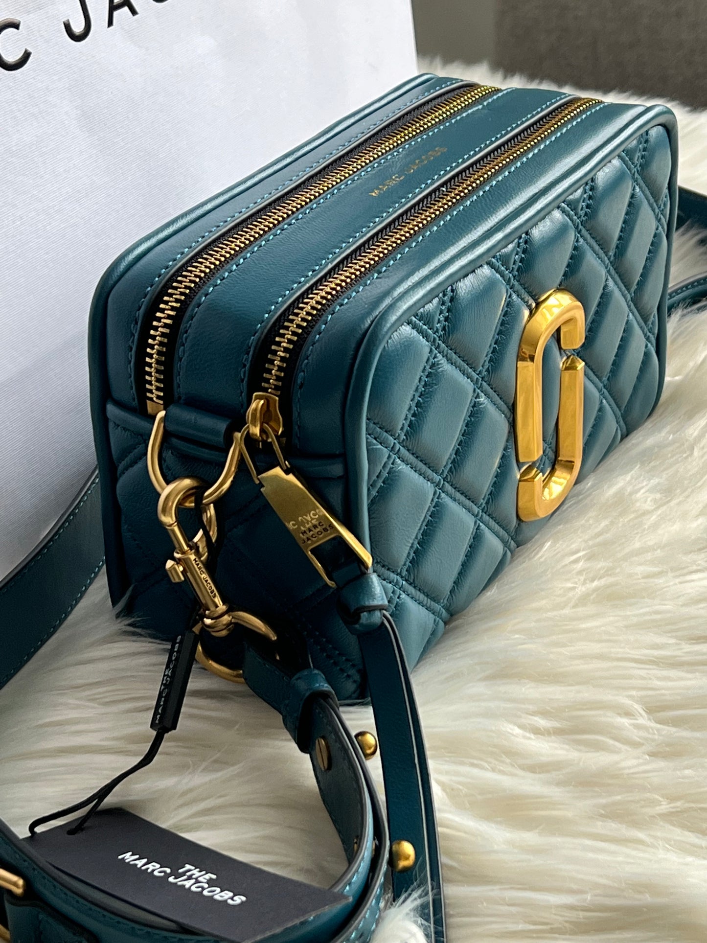 Marc Jacobs The Quilted Softshot 21 Crossbody Bag