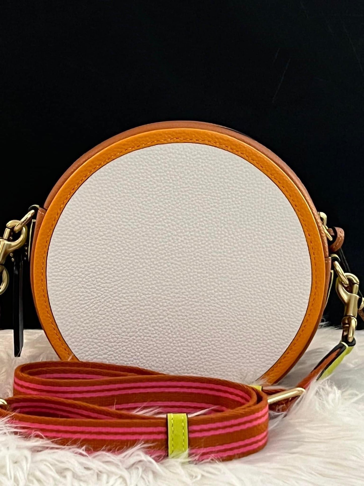Coach Kia Circle Bag in Colorblock