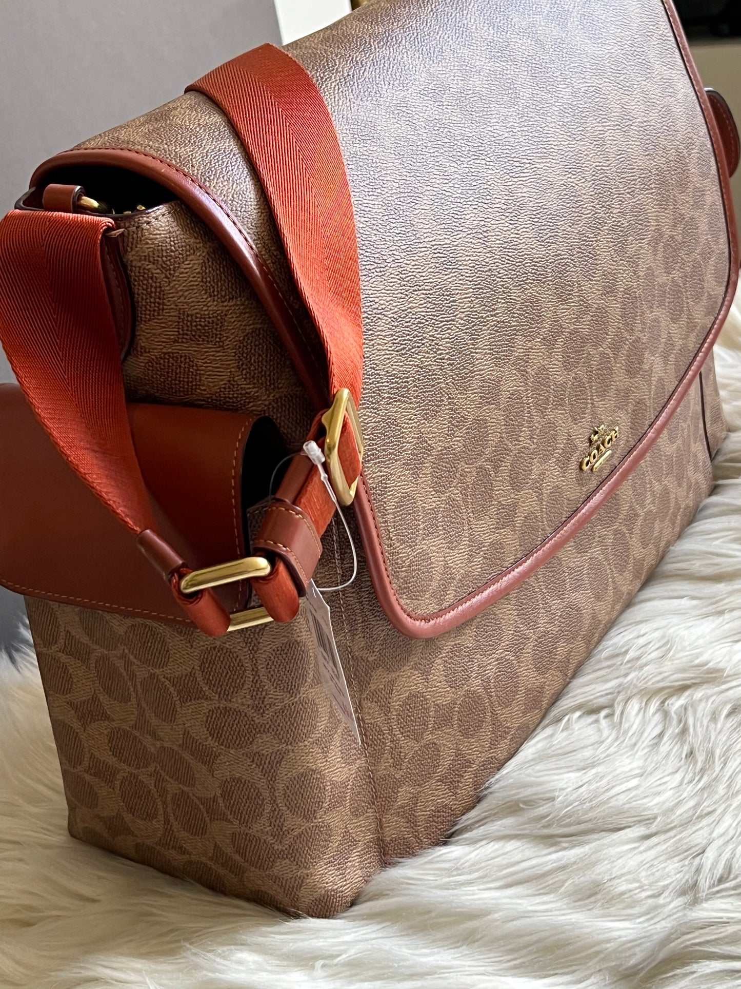Coach Baby Messenger Bag in Signature Canvas
