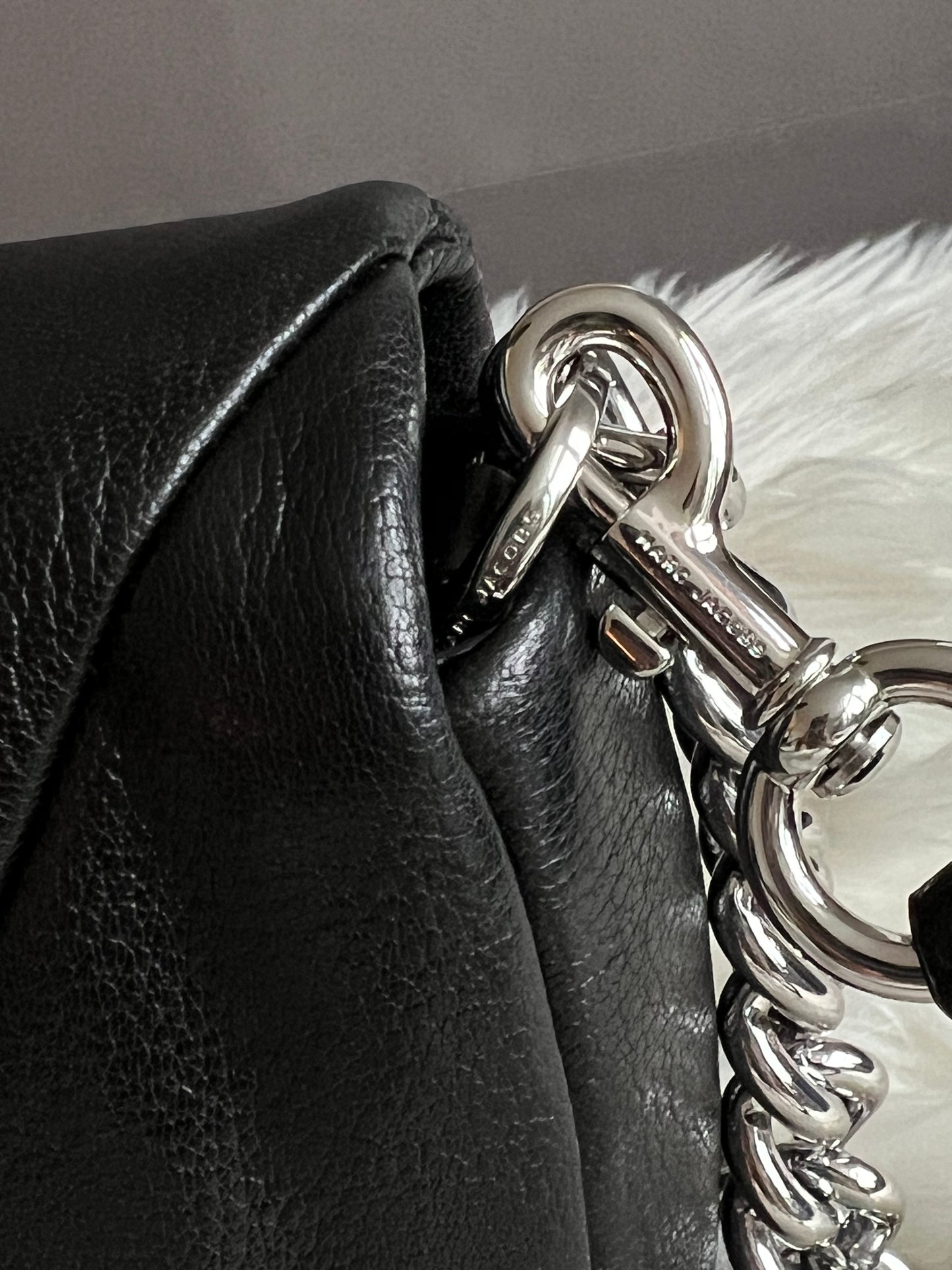 Puffy Diamond Quilted J Marc Shoulder Bag