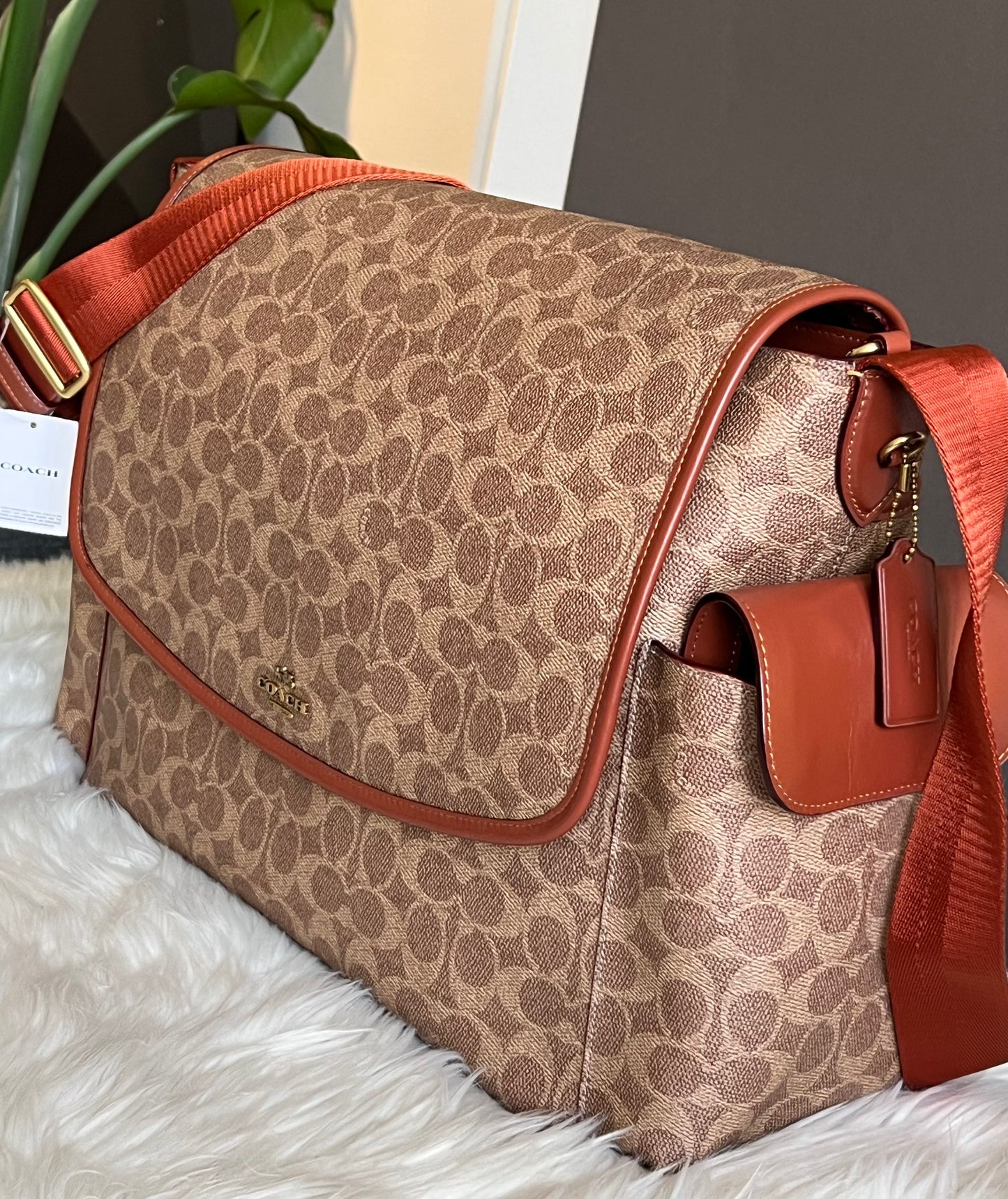 Coach Baby Messenger Bag in Signature Canvas