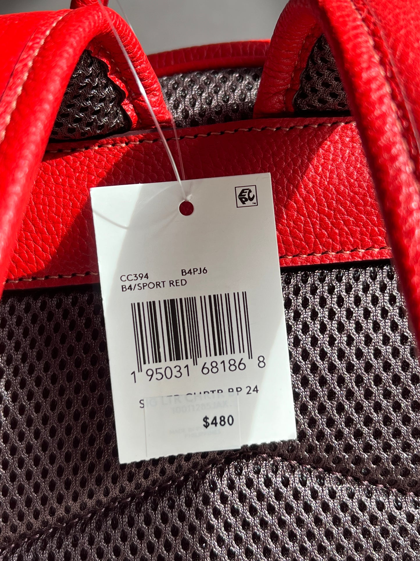 Coach Charter Backpack 24 In Signature Leather