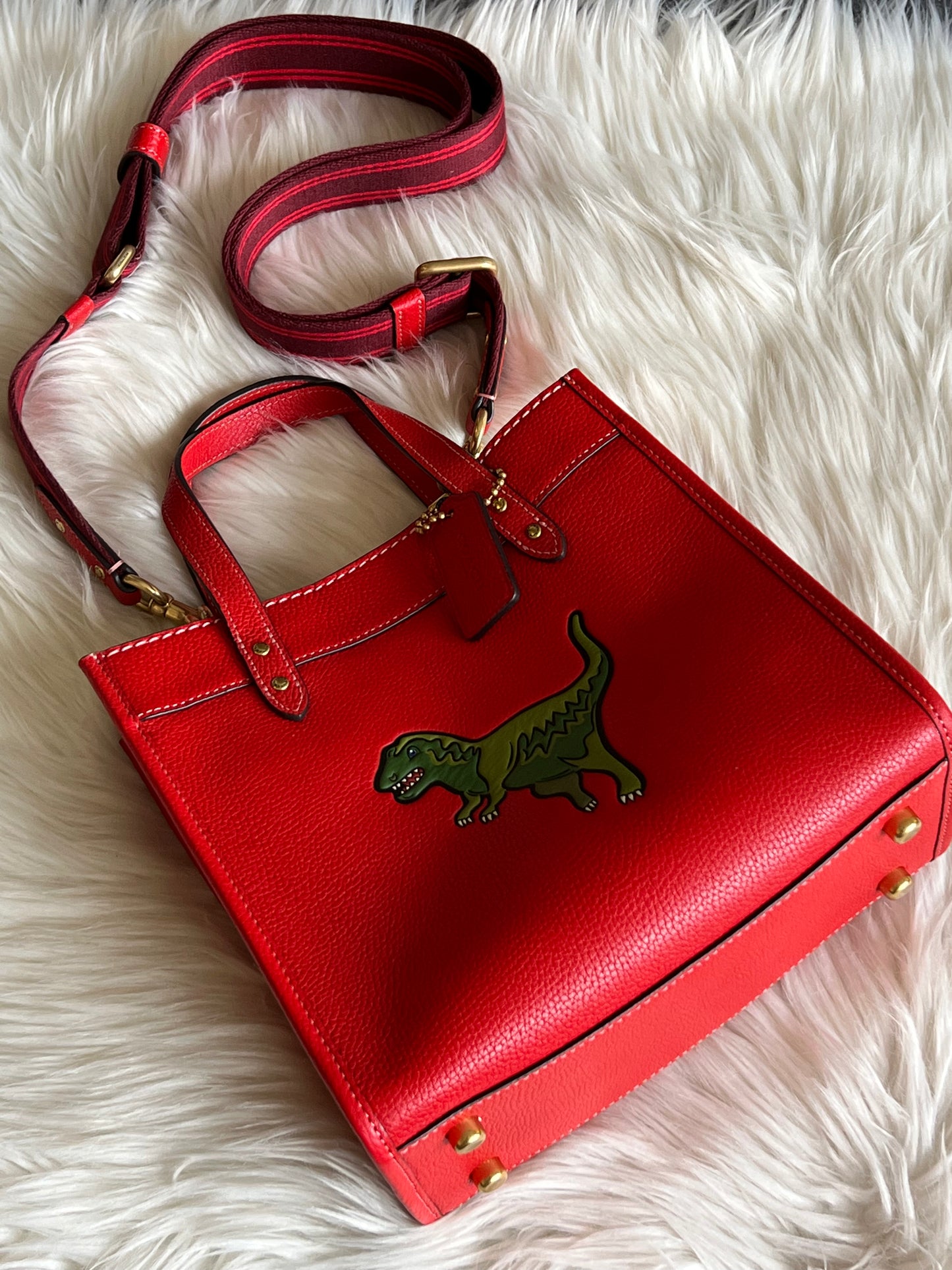 Coach Field Tote 22 with Rexy