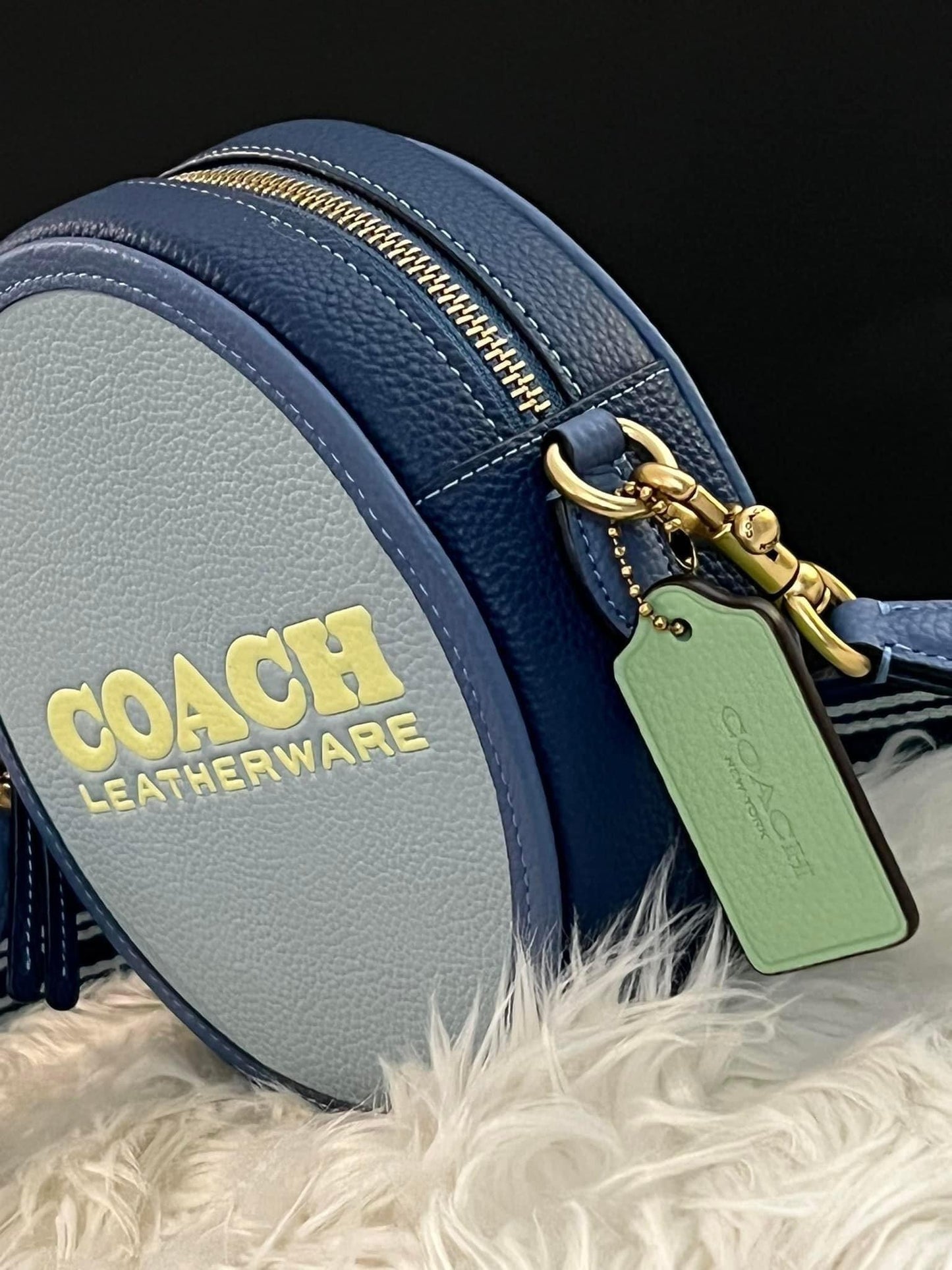 Coach Kia Circle Bag in Colorblock