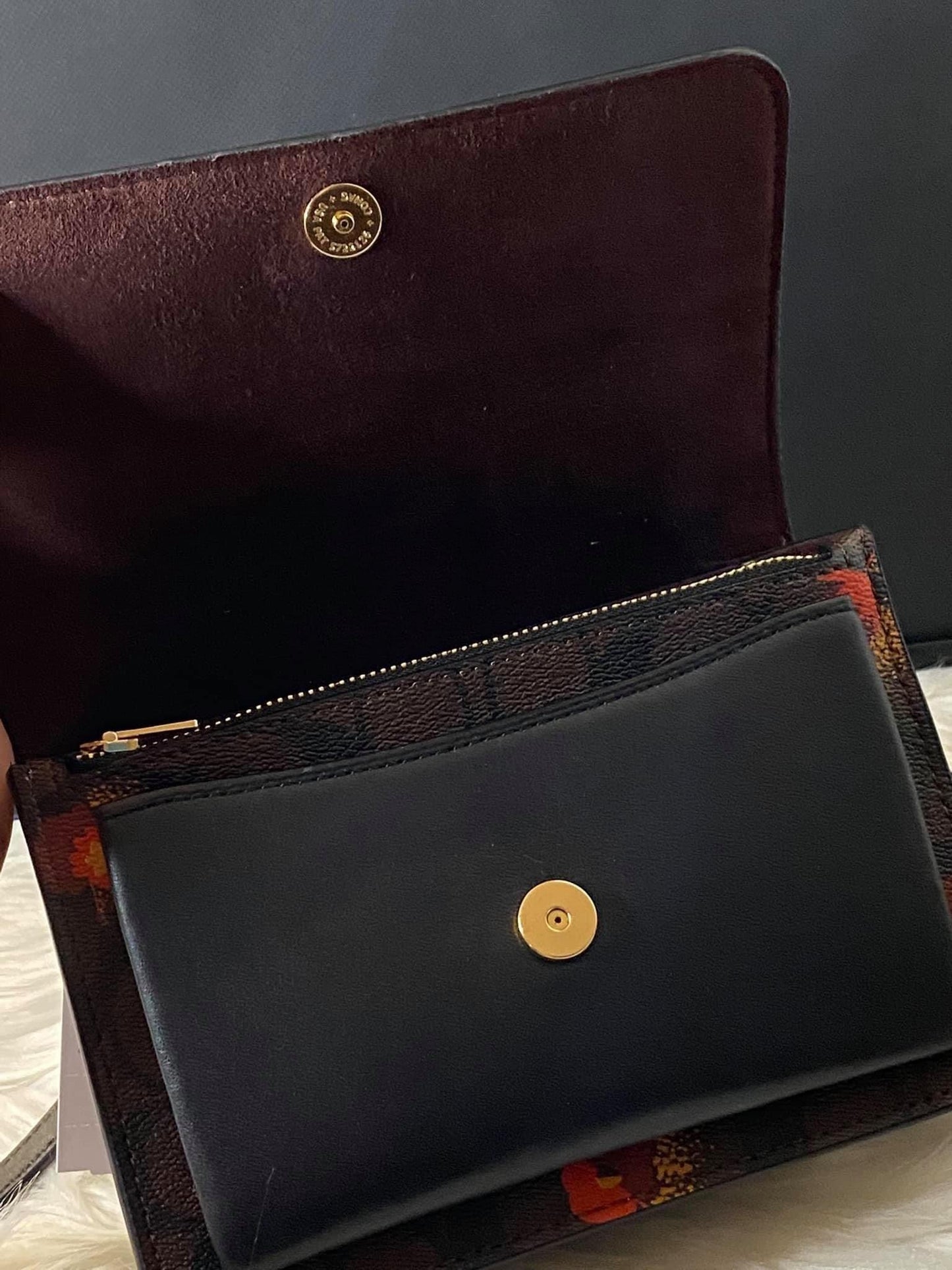 Coach Foldover Belt Bag in Signature Canvas with Pop Floral Print