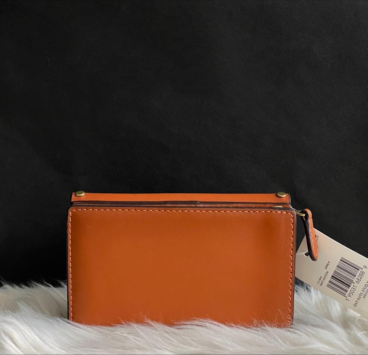 Coach Studio Medium Wallet with Rivets