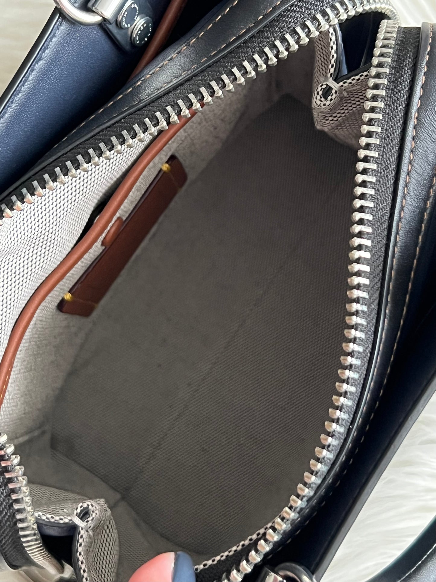 Coach Rogue 20 with Plaid Print