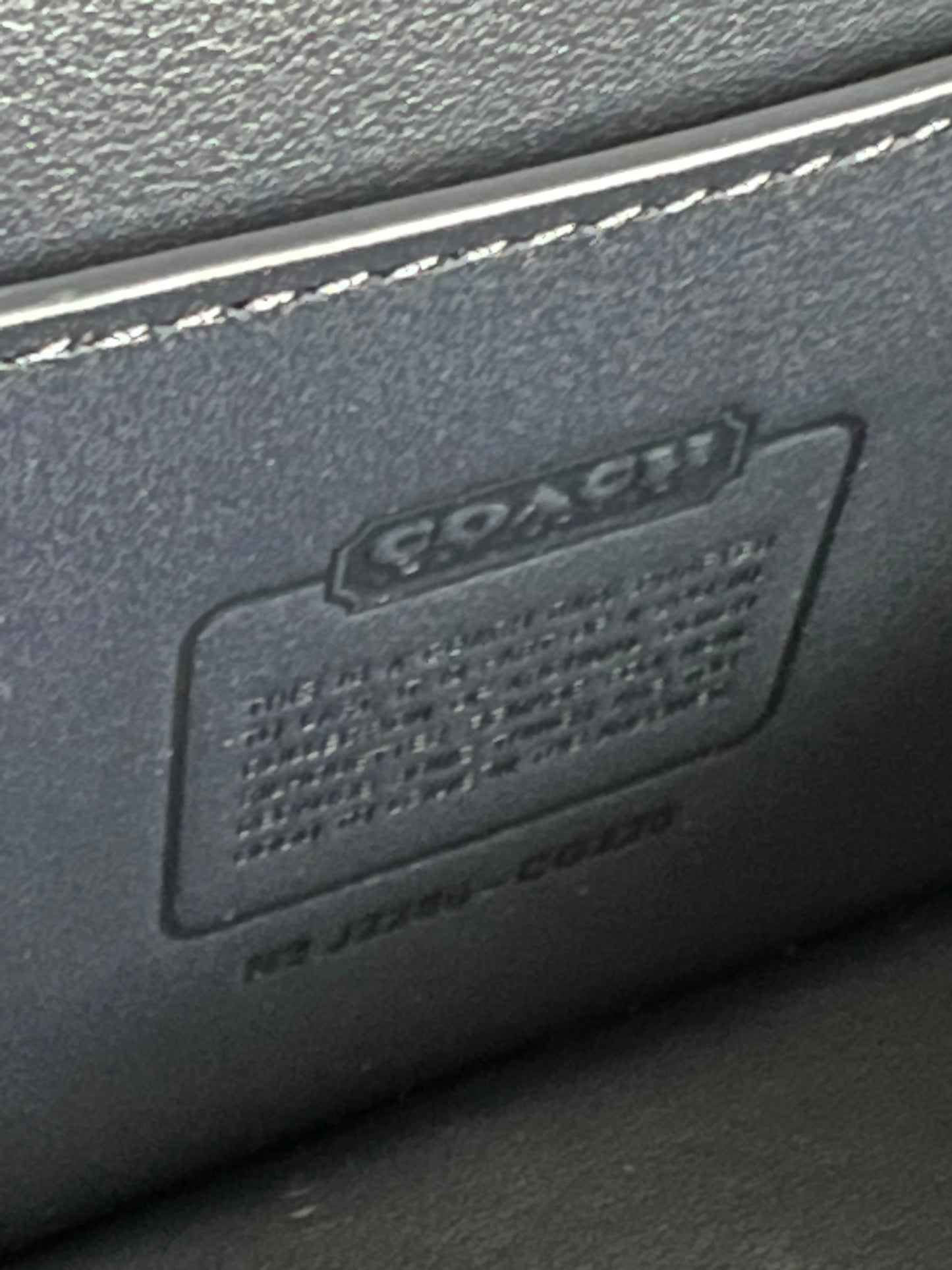 Coach Rogue 20 with Plaid Print