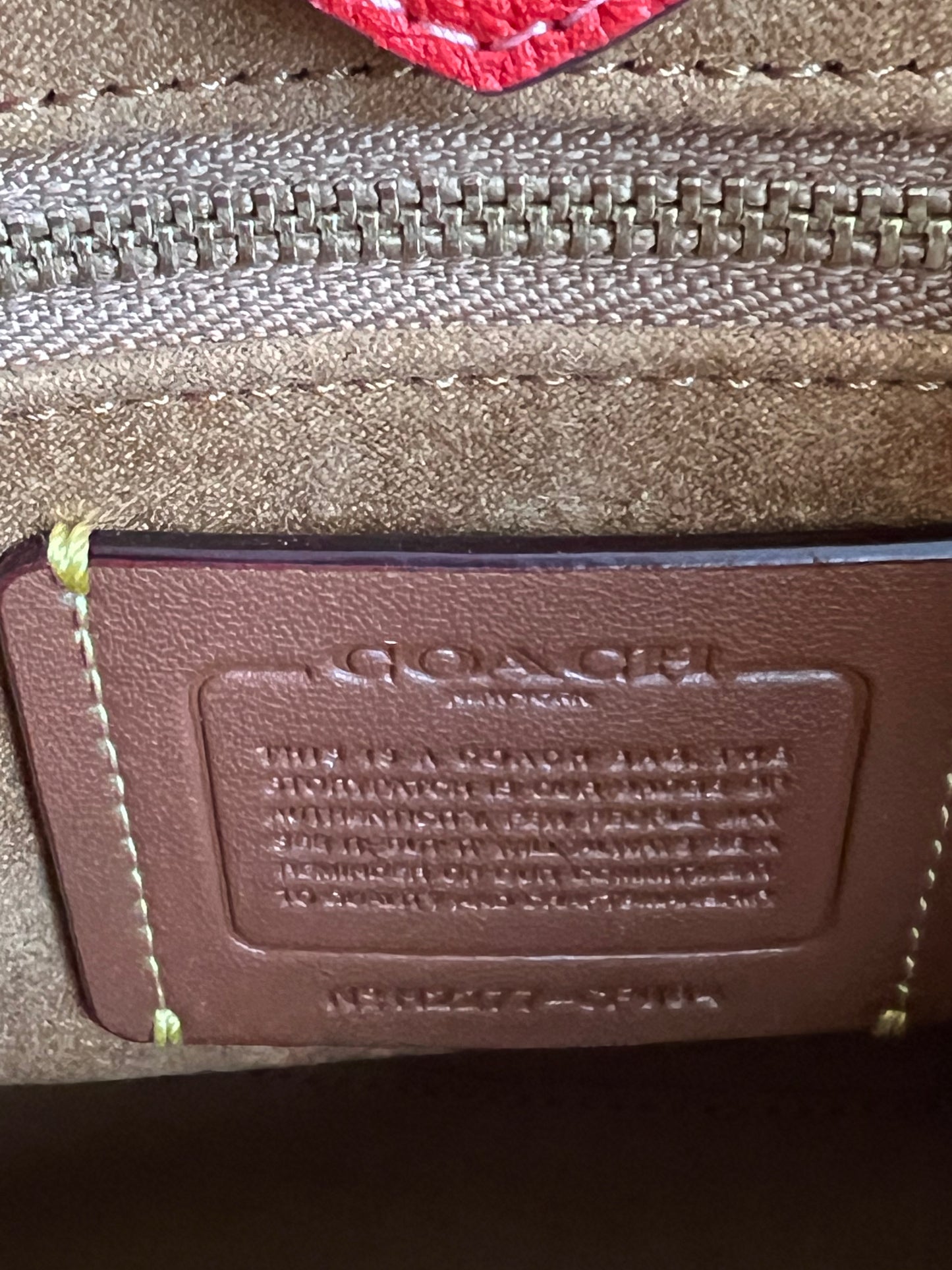 Coach Field Tote 22 with Rexy