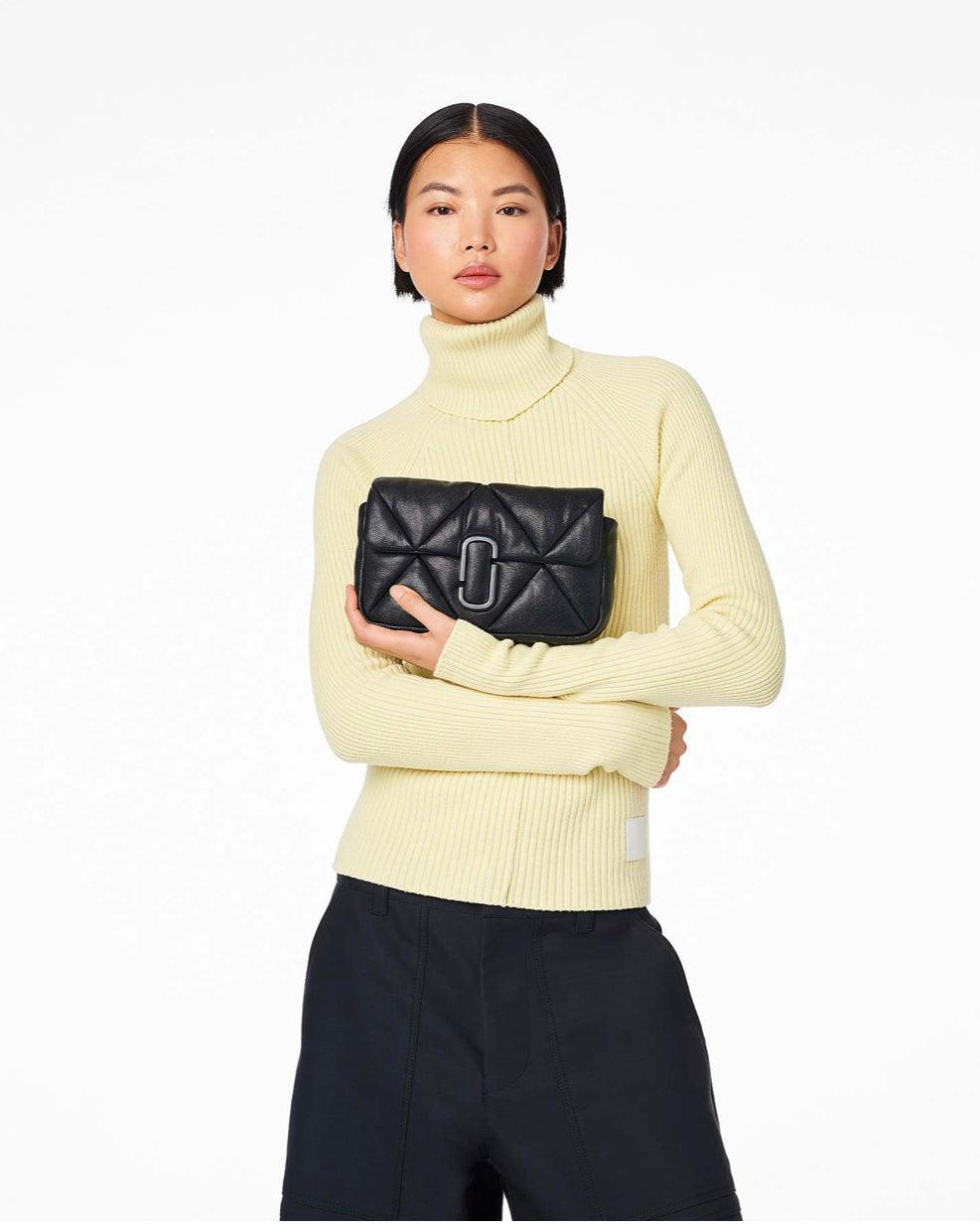 Puffy Diamond Quilted J Marc Shoulder Bag