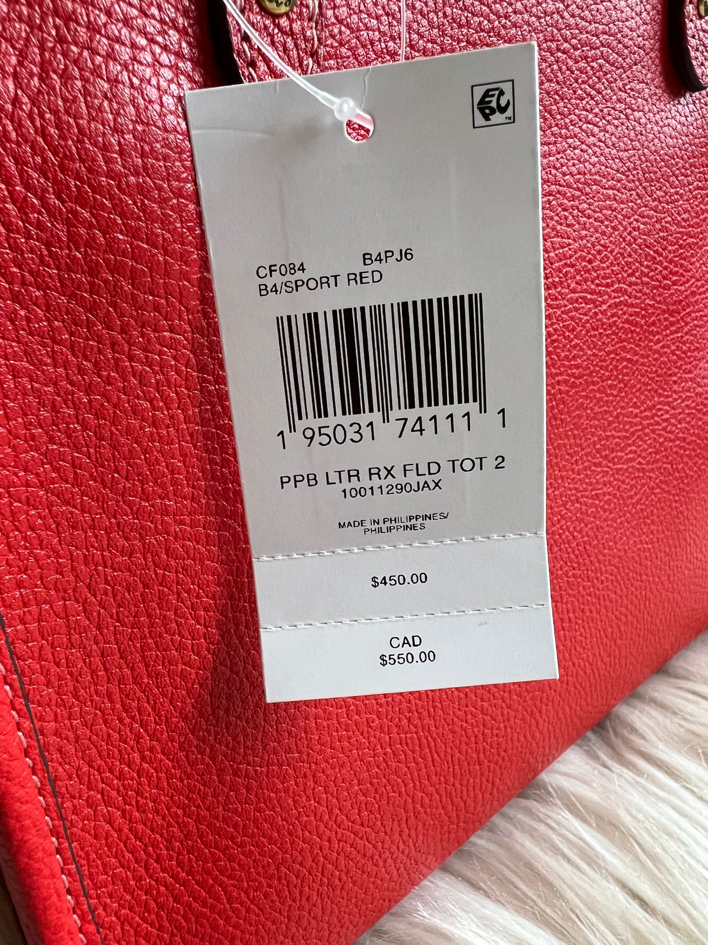 Coach Field Tote 22 with Rexy